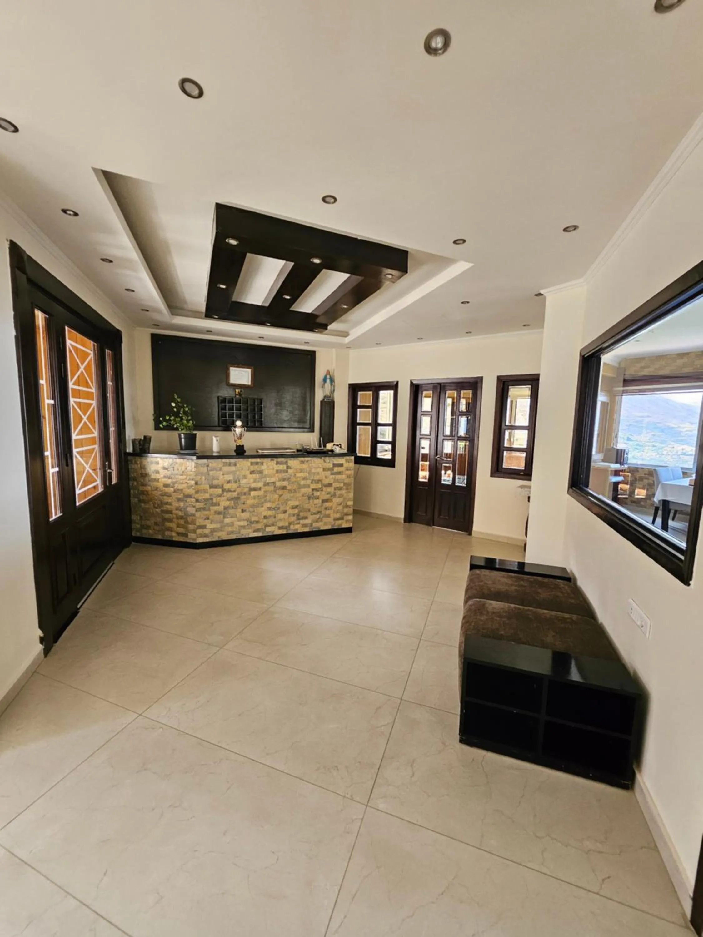 Bed in Hotel L'Aiglon