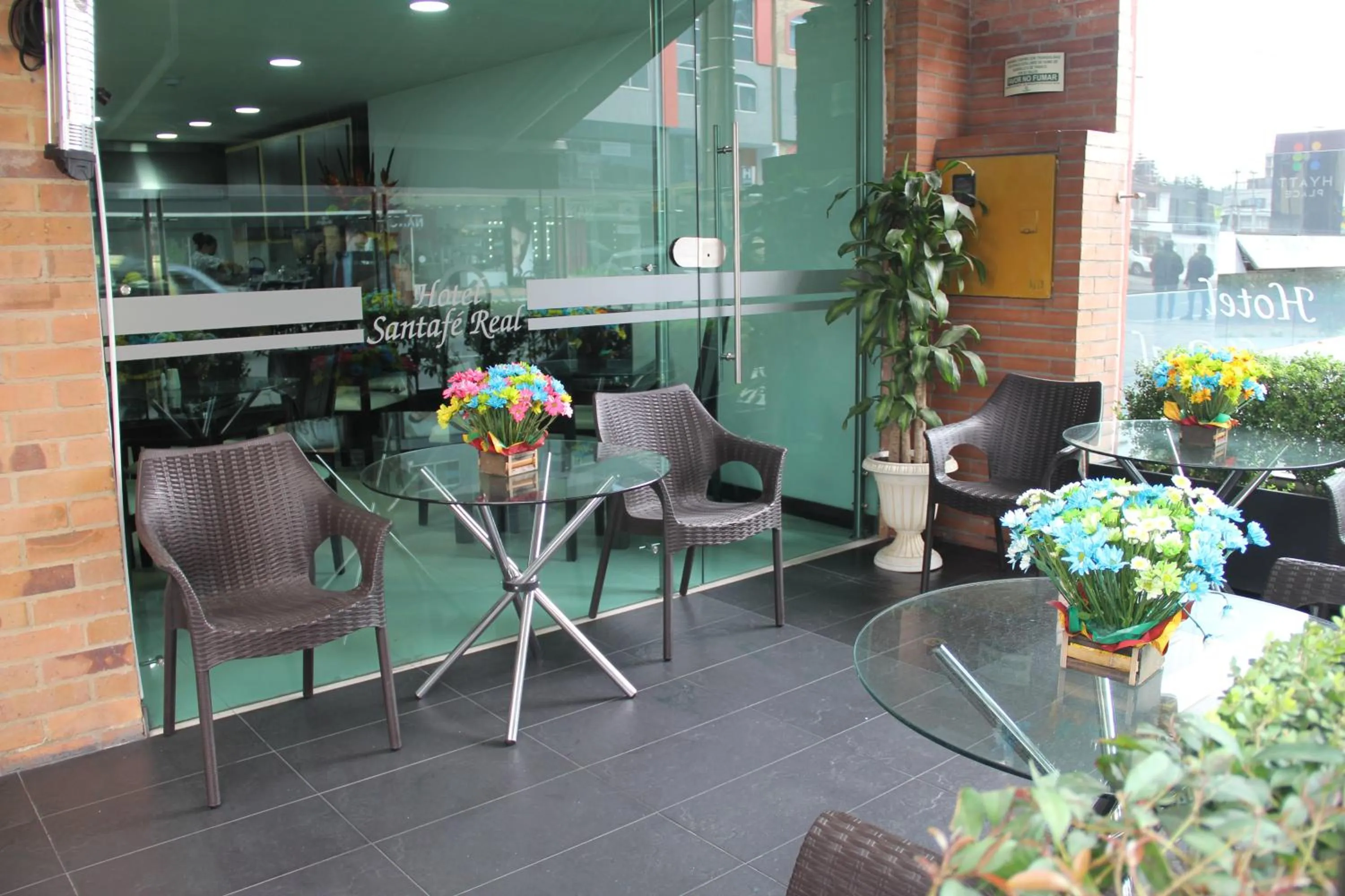 Balcony/Terrace in Hotel Santafe Real