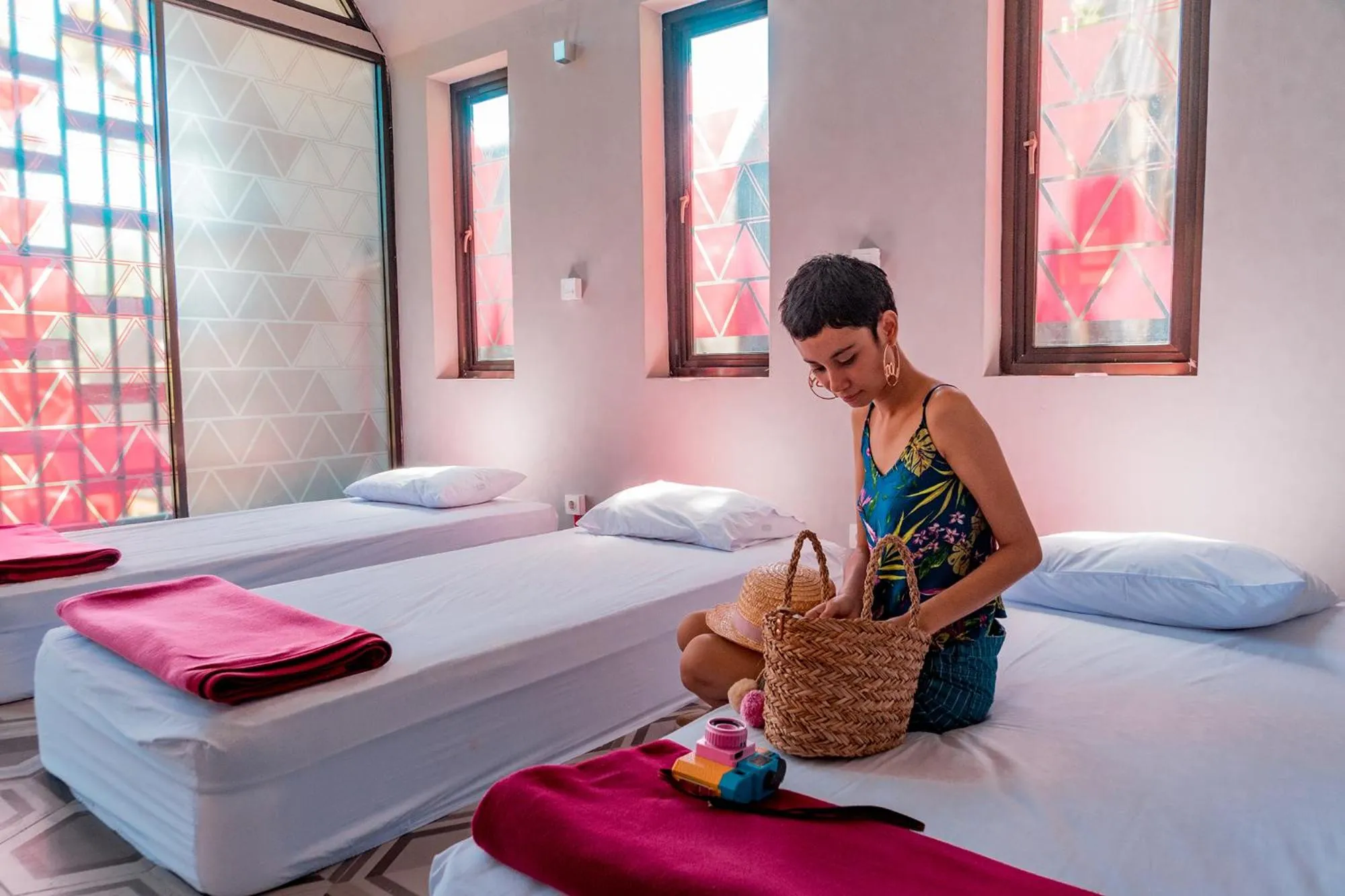 Bed in Radika Paradise Villa & Cottage