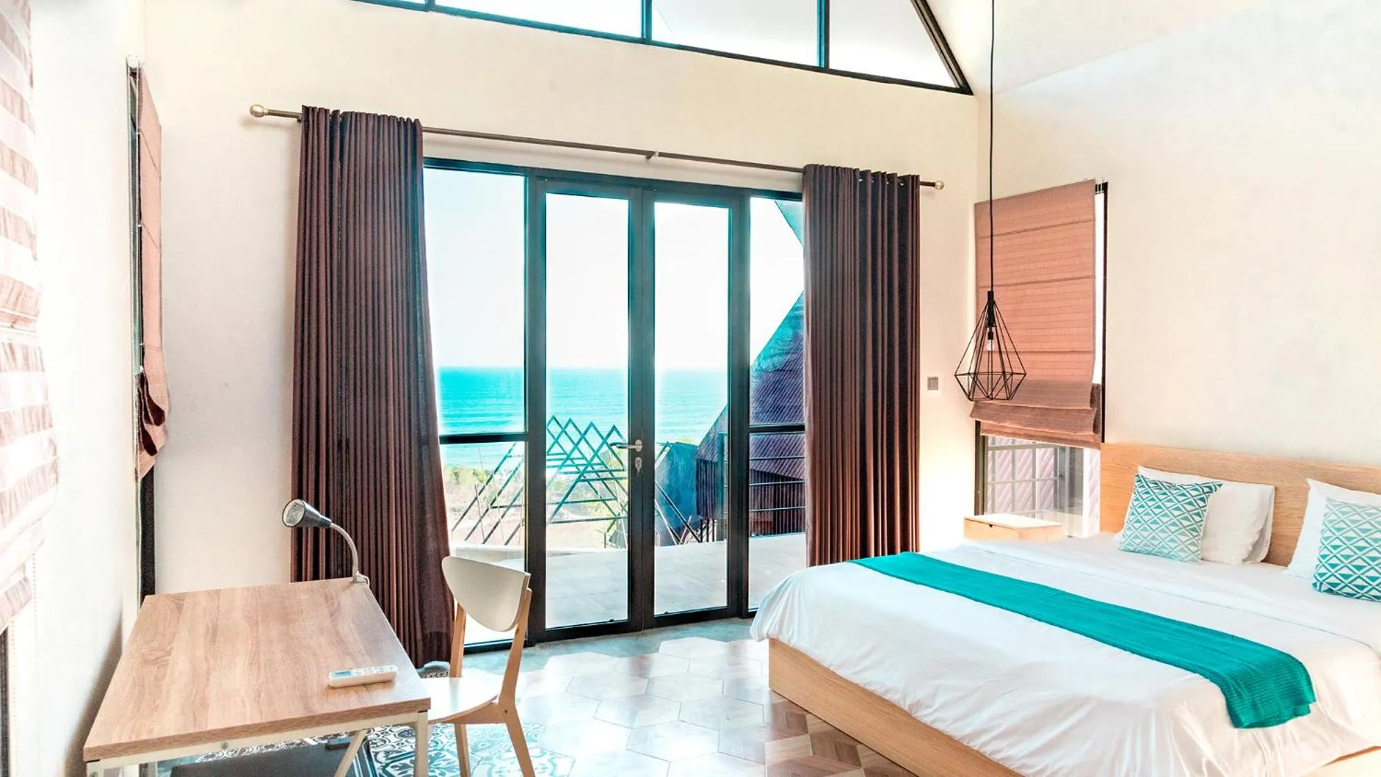 Bed in Radika Paradise Villa & Cottage