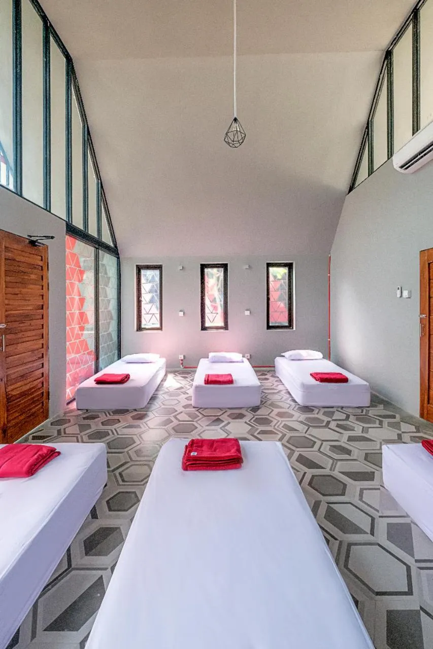 Bed in Radika Paradise Villa & Cottage