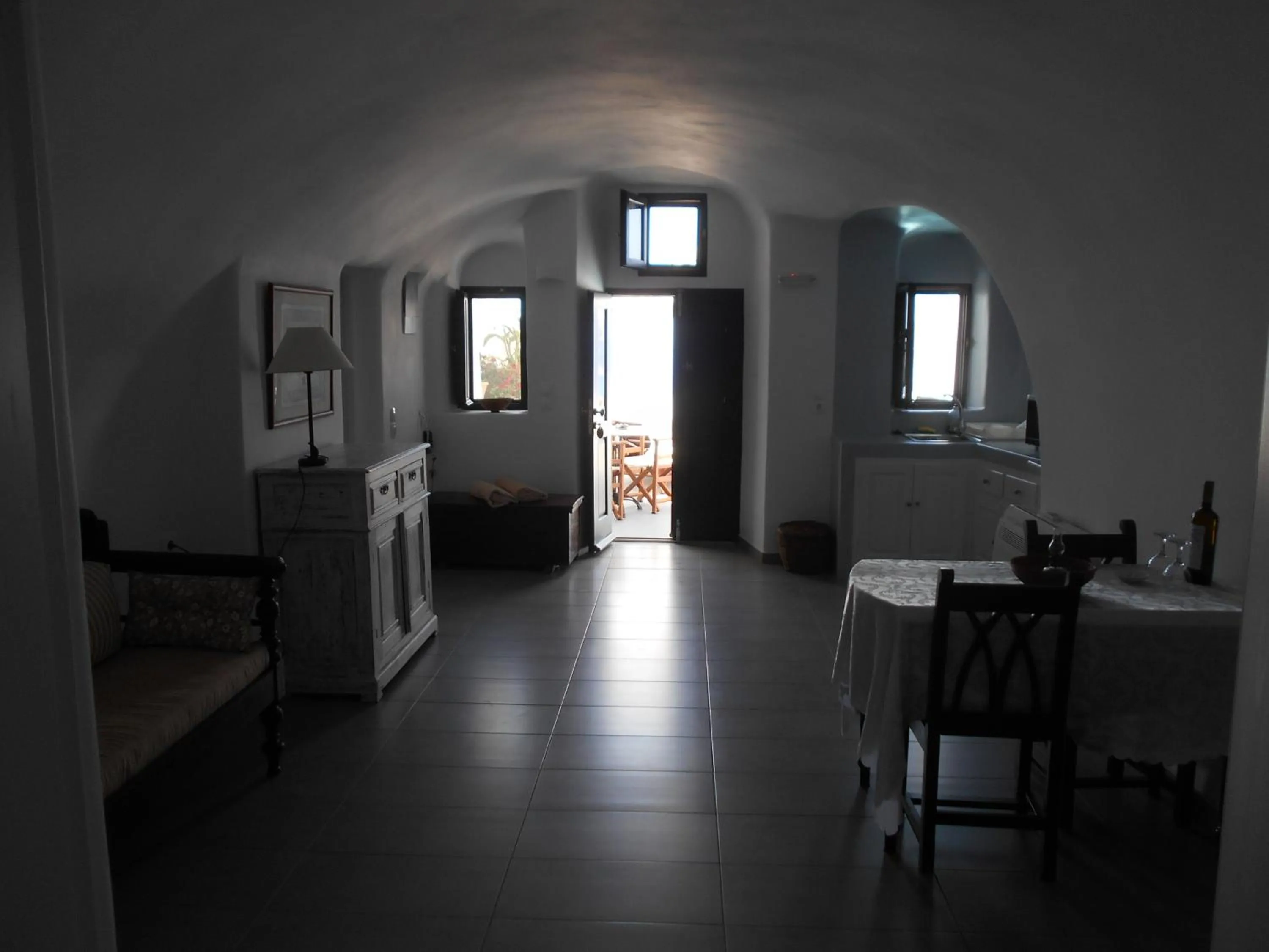 Seating area in Rimida Villas