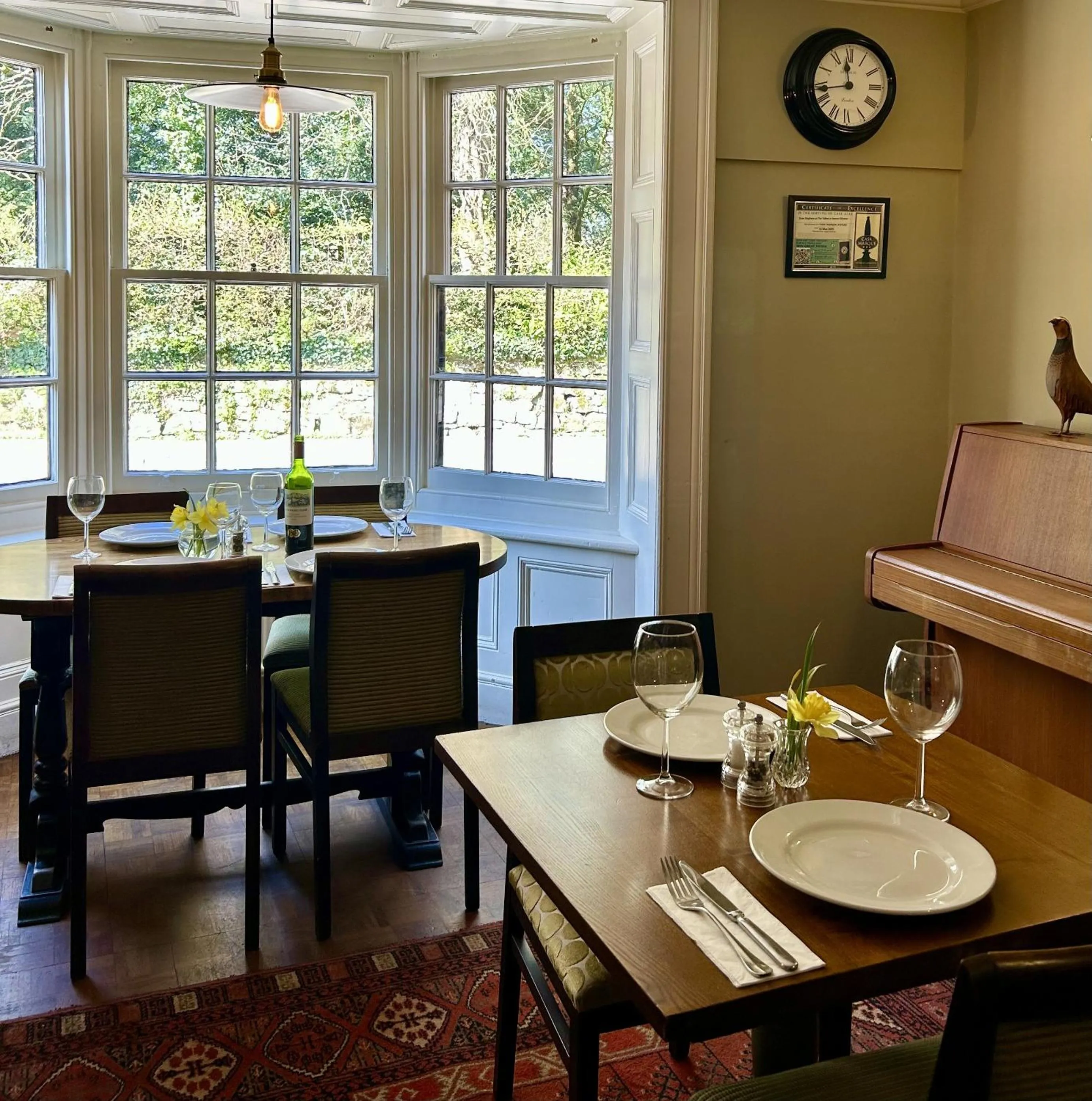 Dining area in The Talbot and apartment