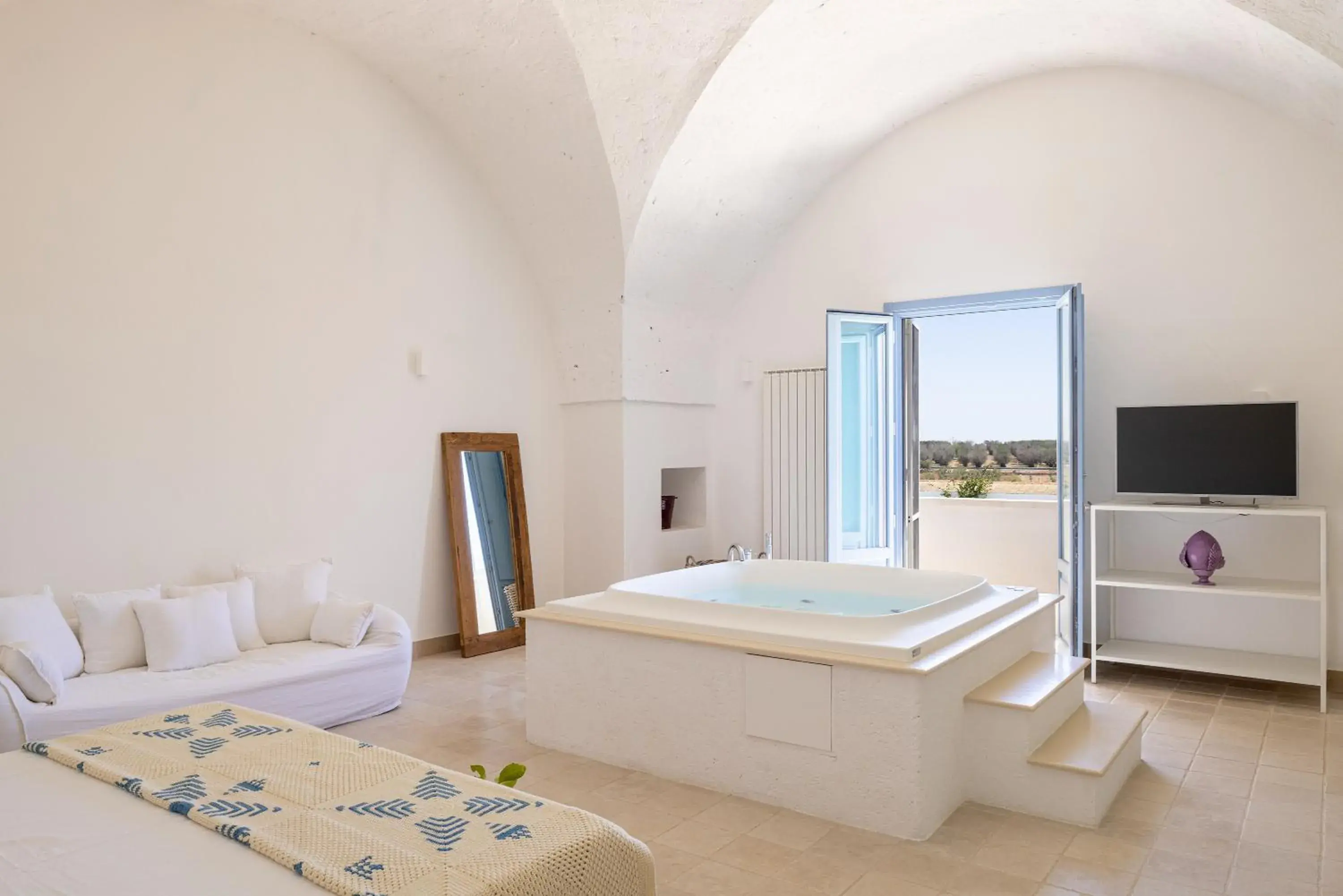 Junior Suite with Balcony in Masseria Malvindi Junior Suite with Balcony in Masseria Malvindi
