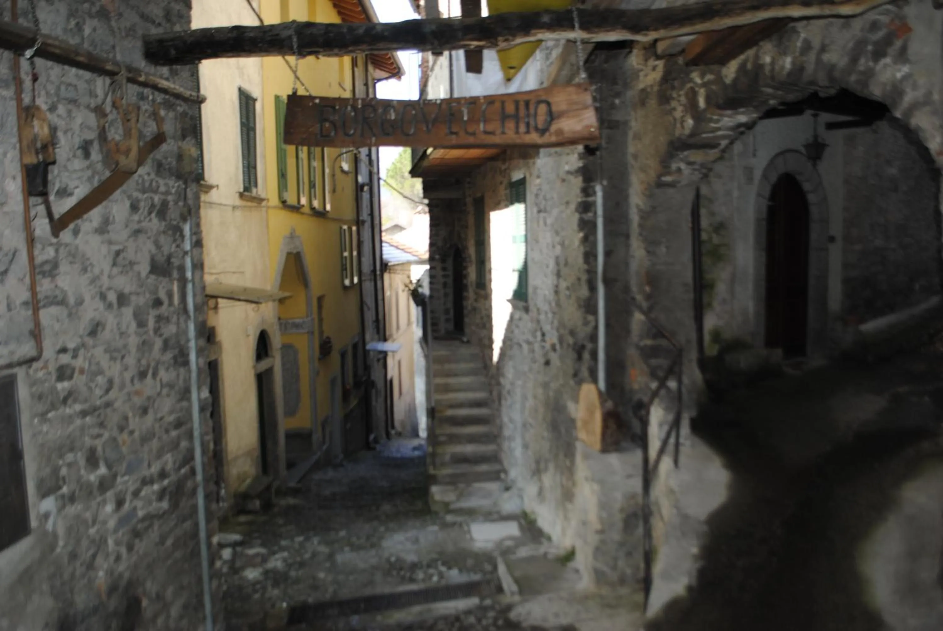 Natural landscape in La Ruota del Mulino