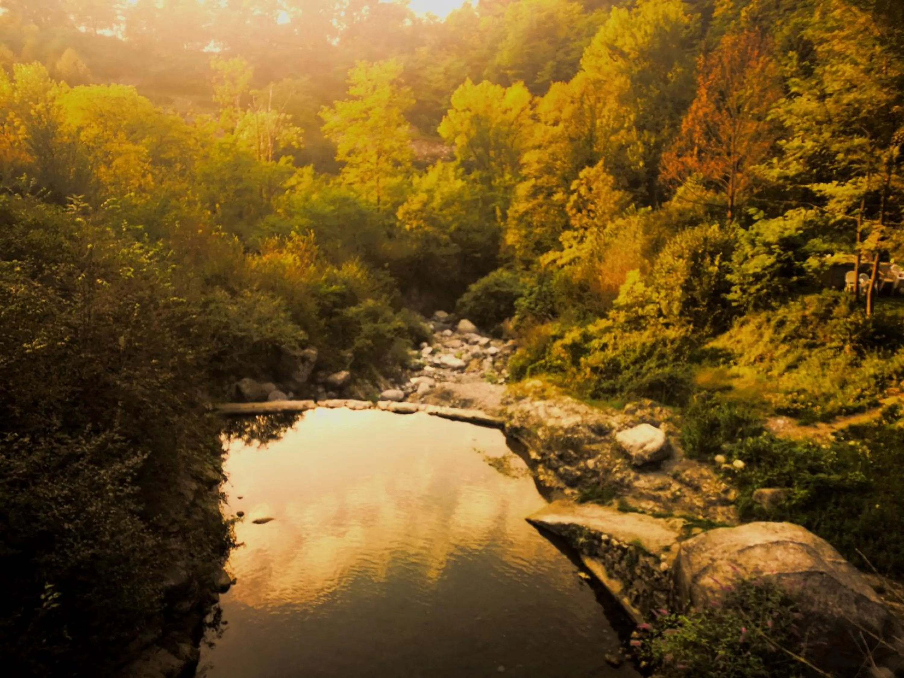 Natural landscape in La Ruota del Mulino