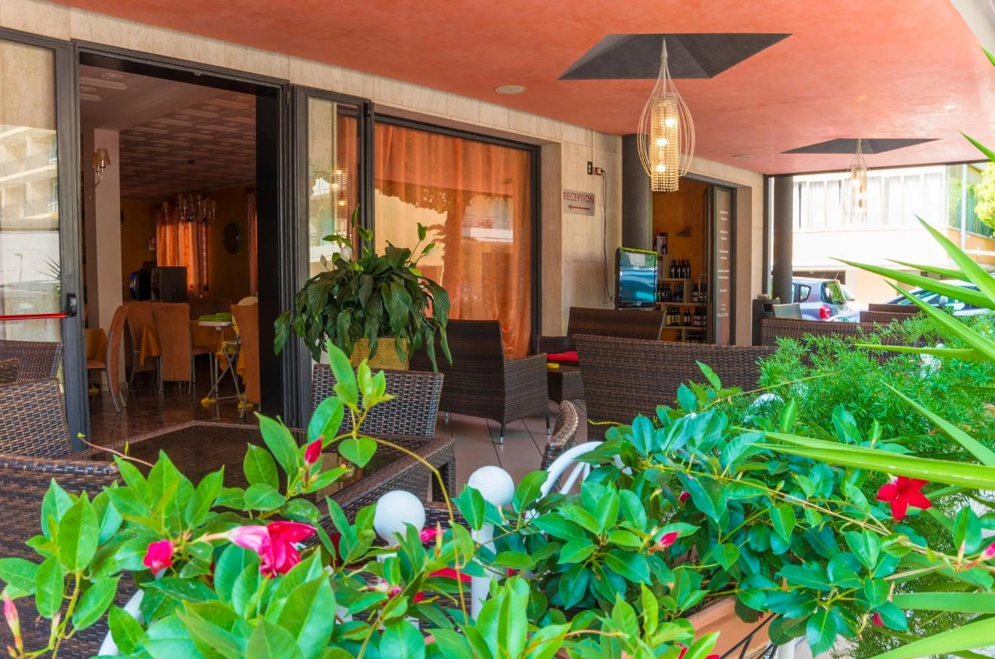 Balcony/Terrace in Hotel Villa Del Mar