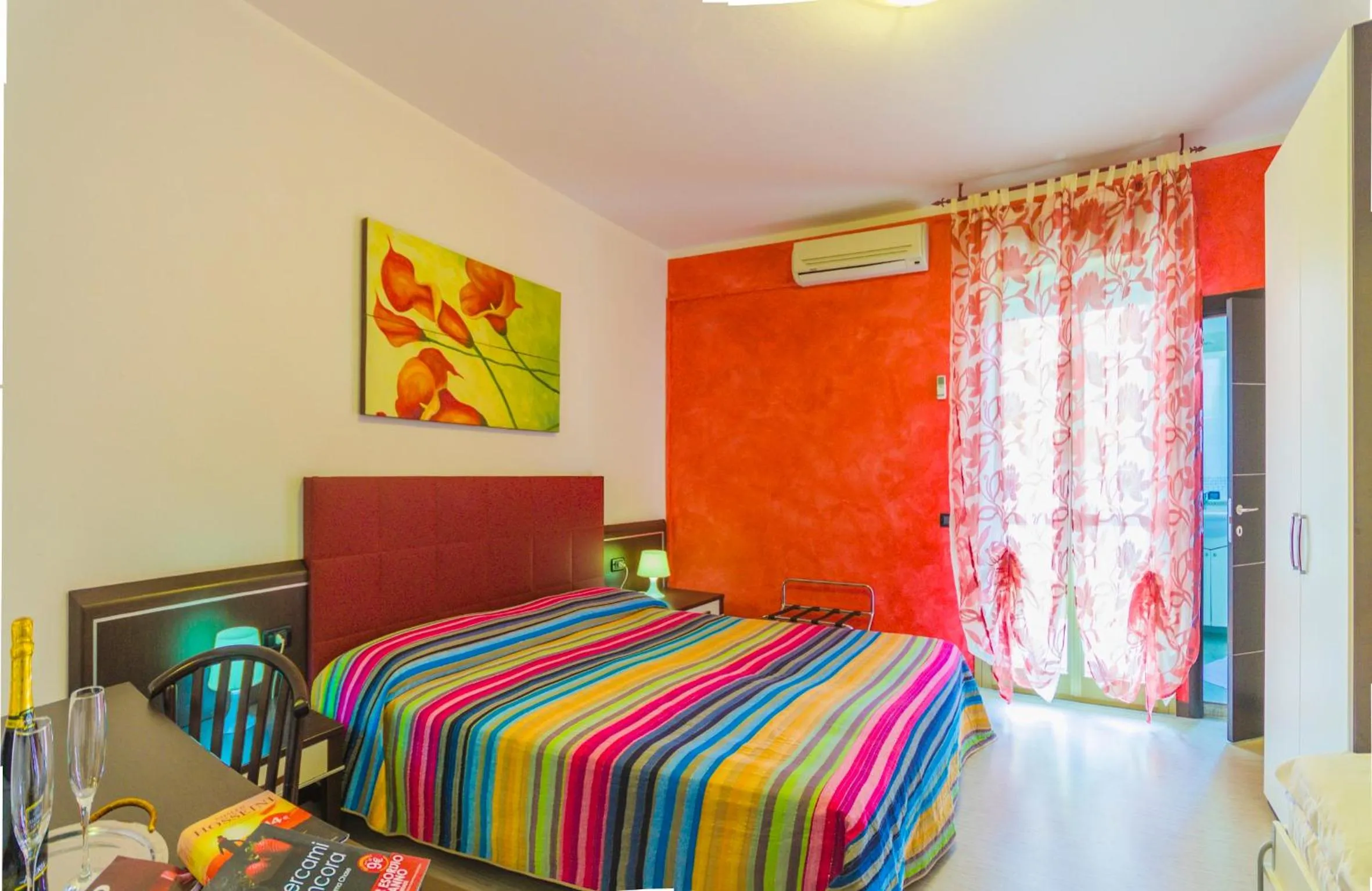 Bed in Hotel Villa Del Mar