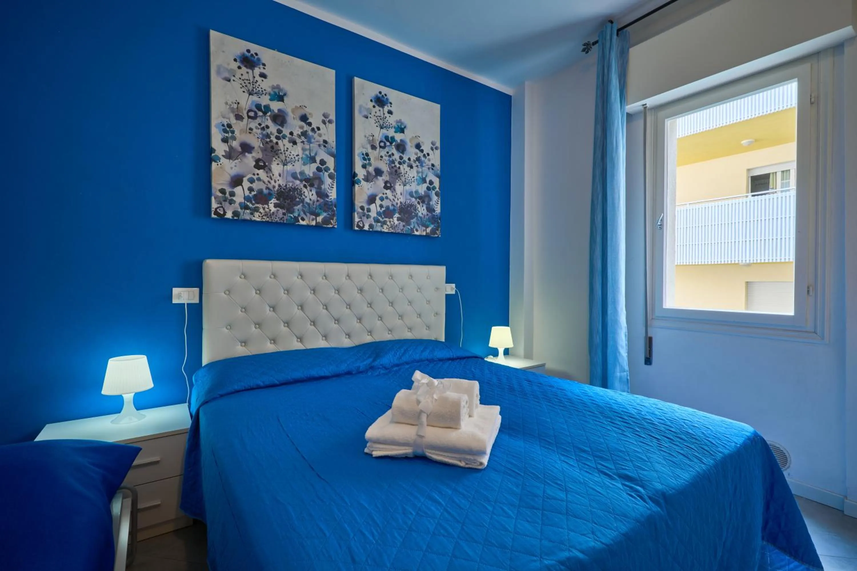 Bed in Hotel Villa Del Mar