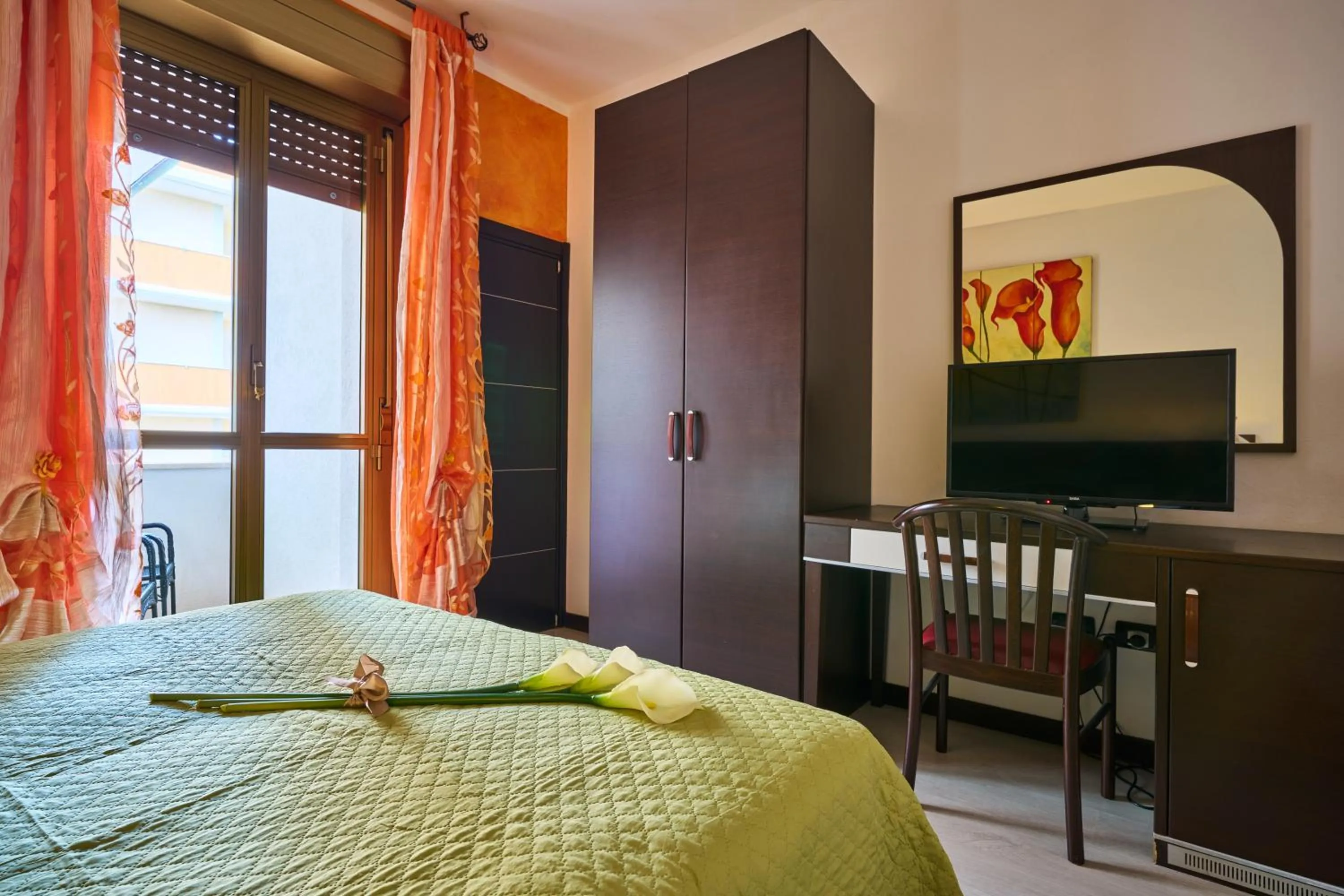 Bed in Hotel Villa Del Mar