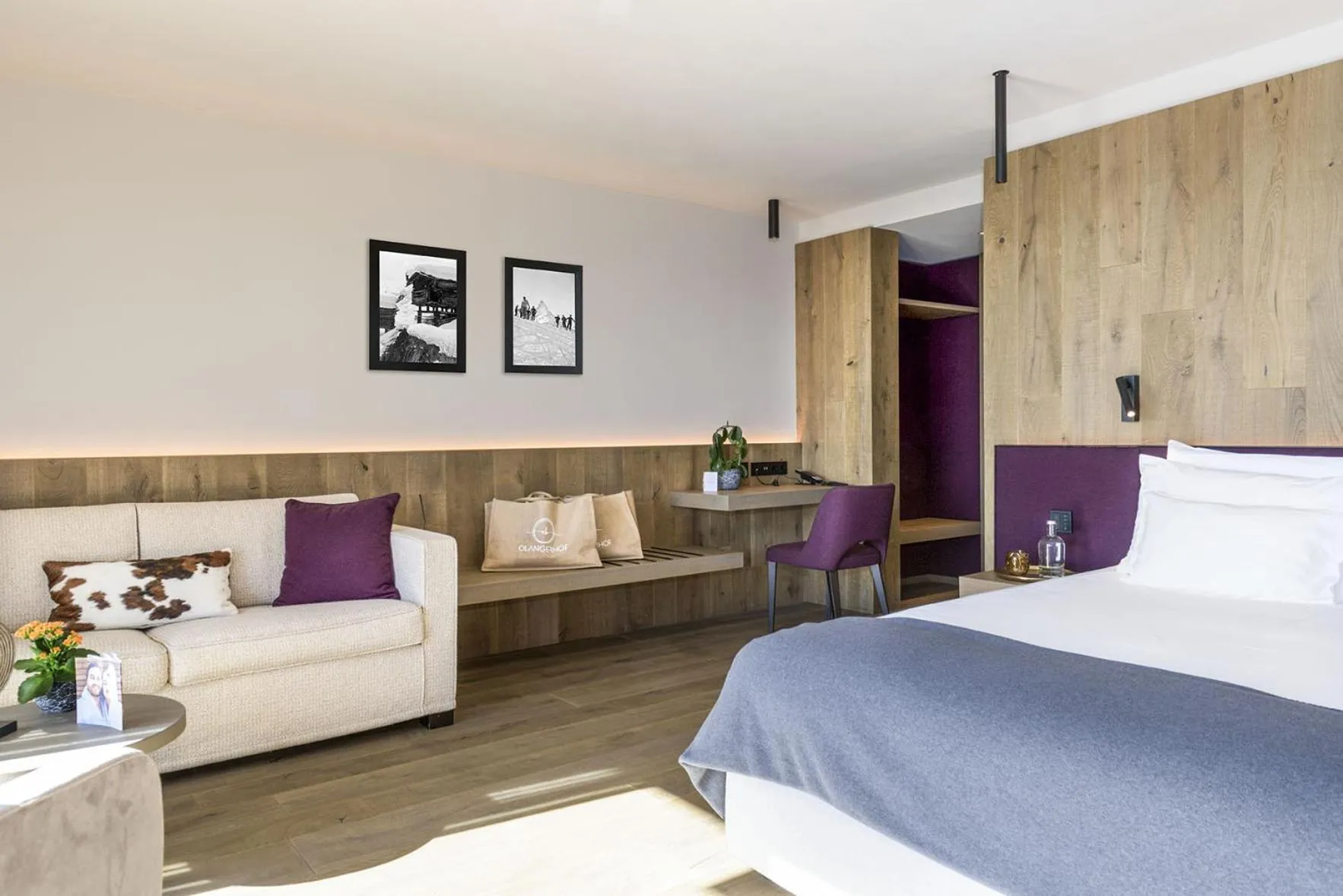 Bedroom, Bed in Hotel Olangerhof