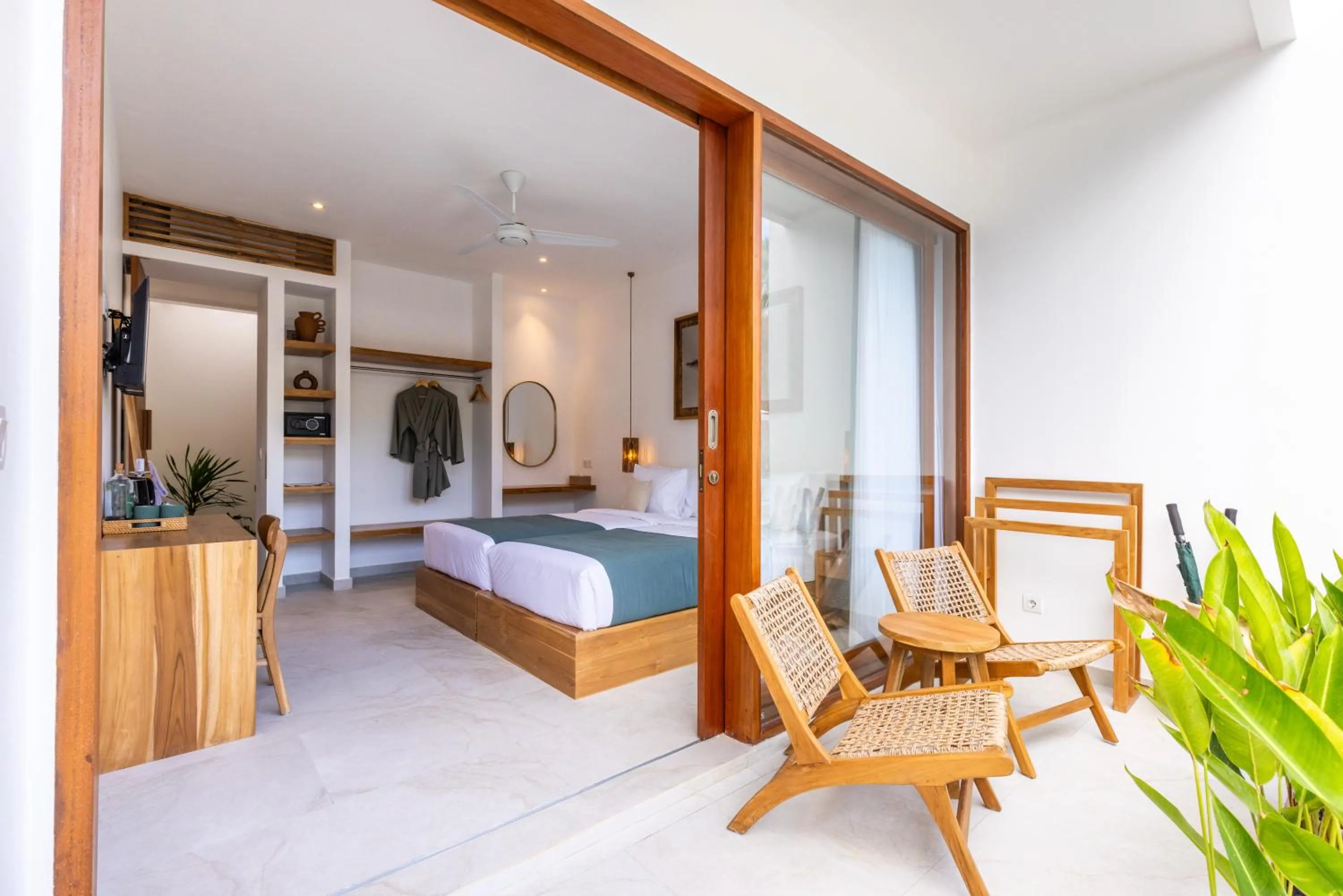 Bed in Sikara Lombok Hotel