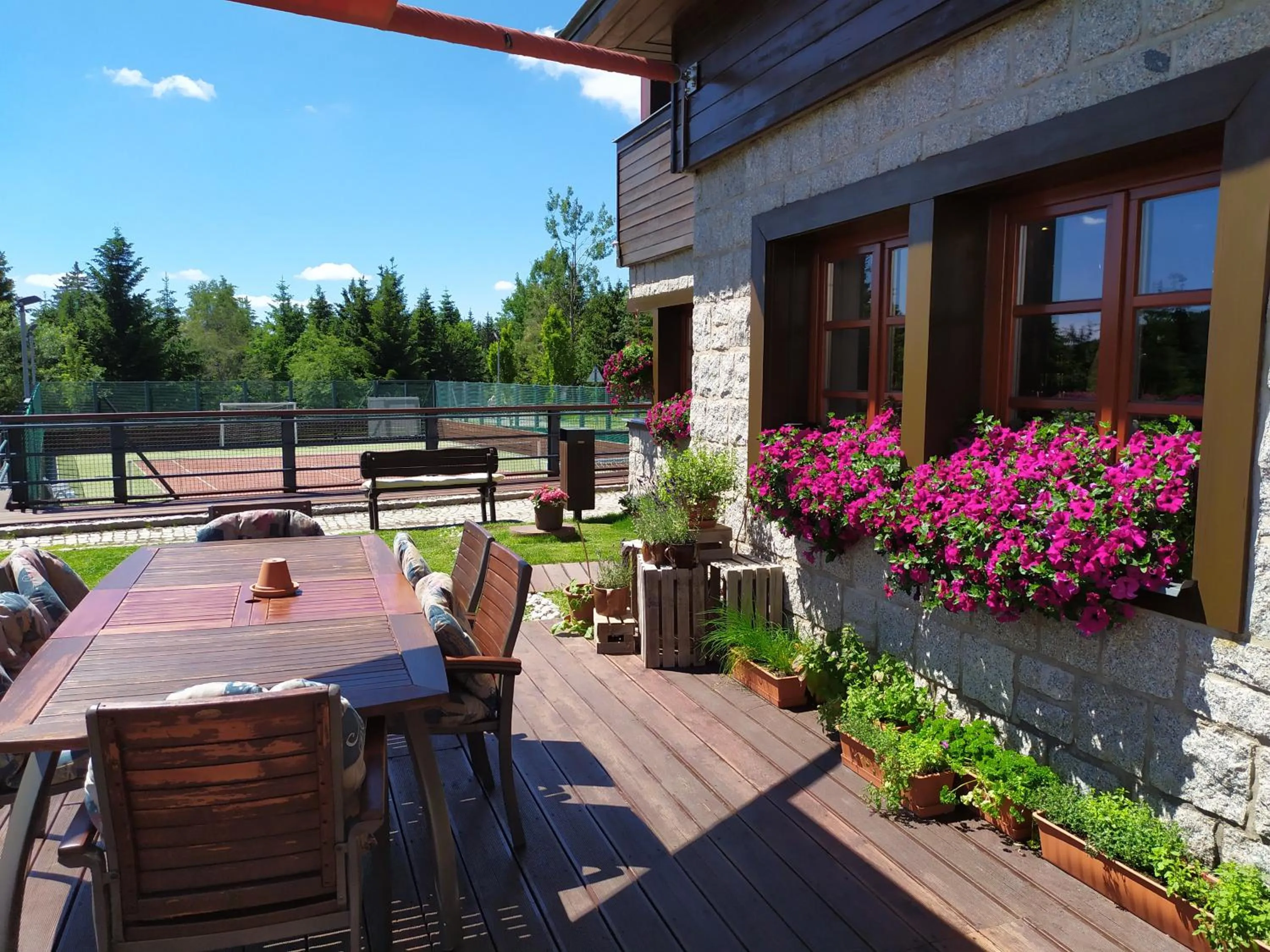 Balcony/Terrace in Hotel Oddech