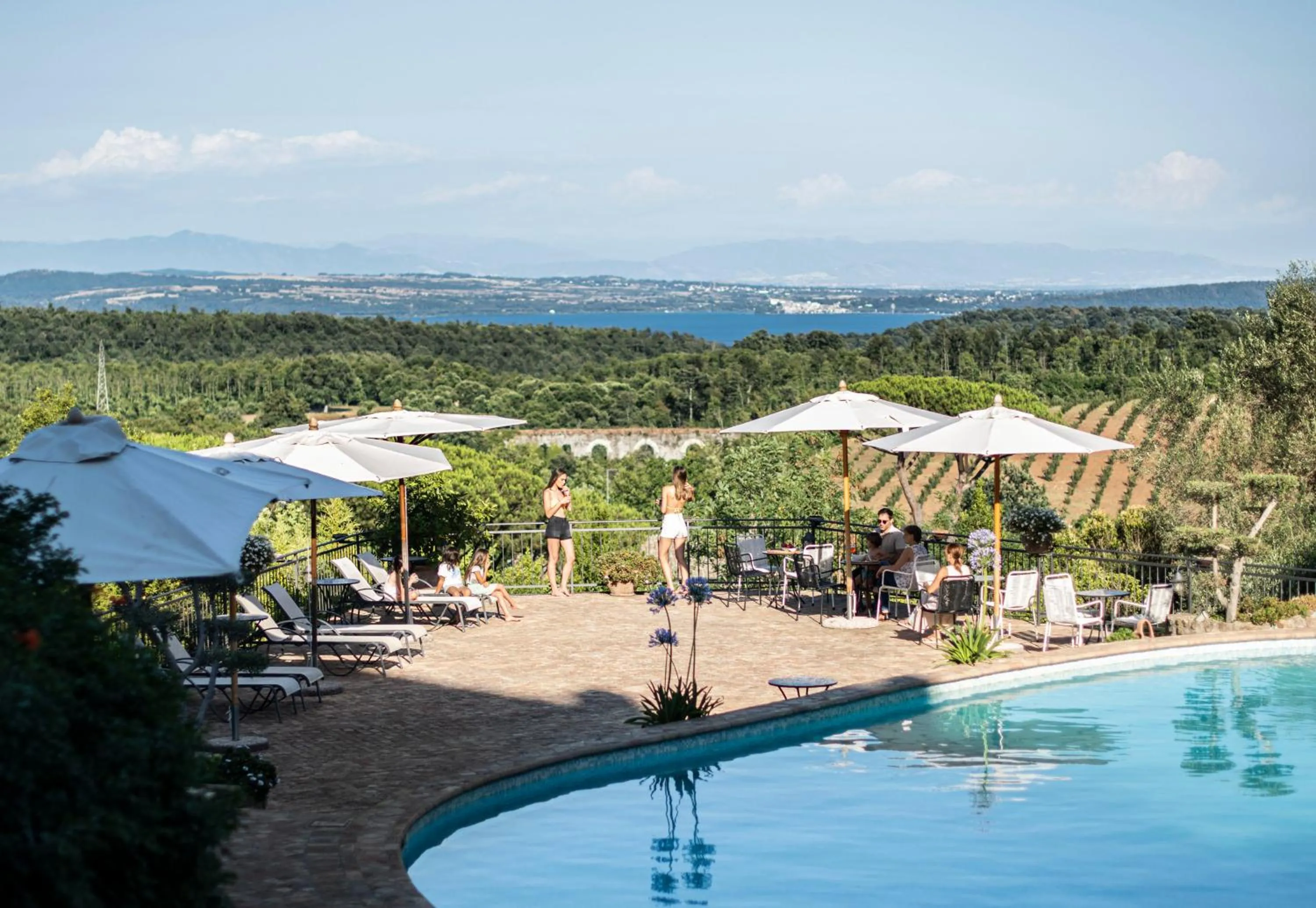 Garden view in Villa Clodia Relais