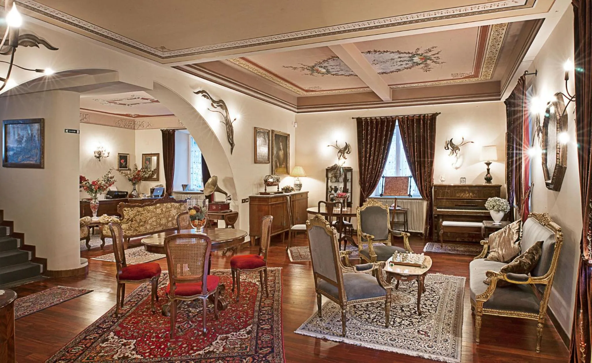 Living room in Villa Clodia Relais