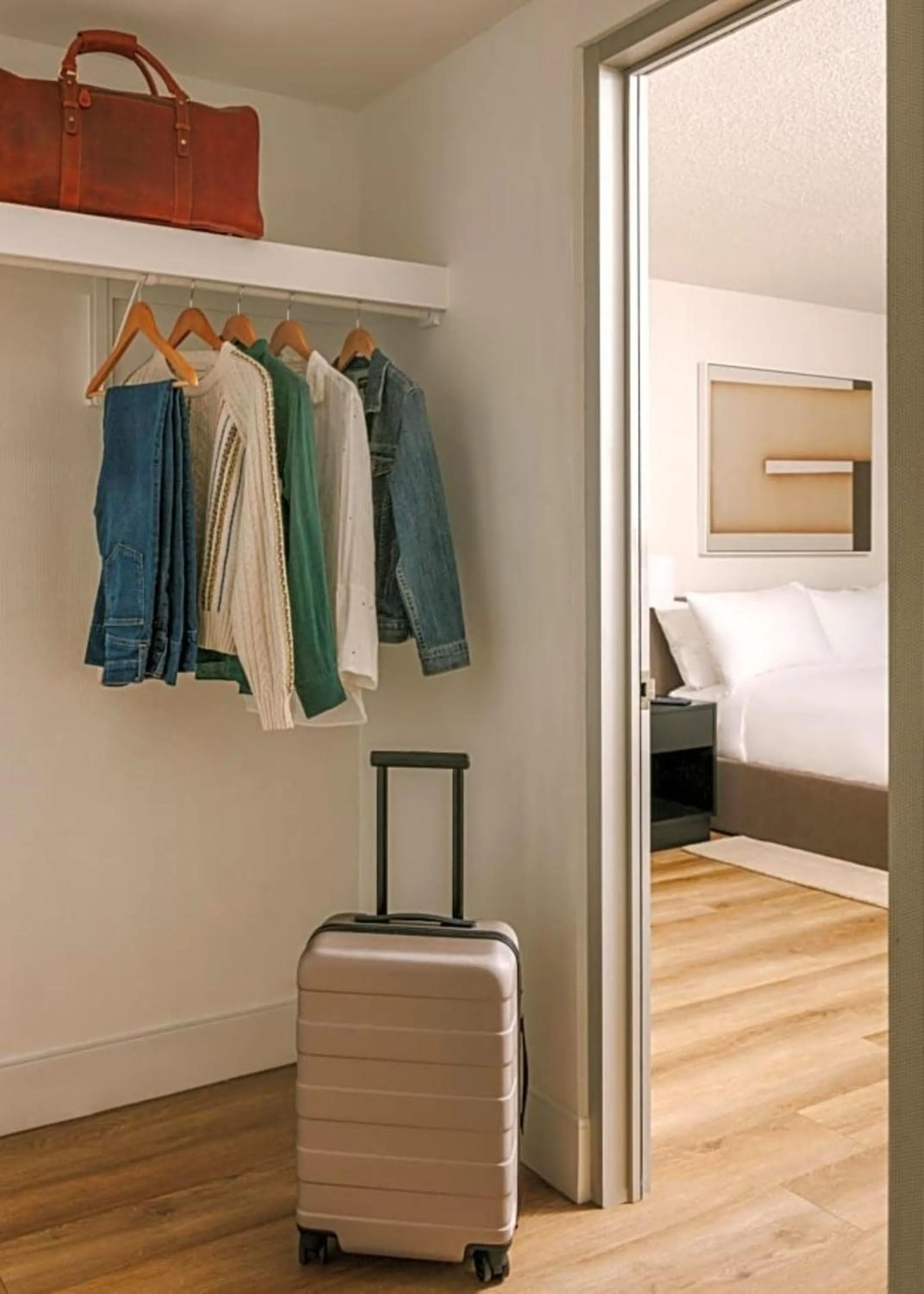 wardrobe, Bed in The Monarch