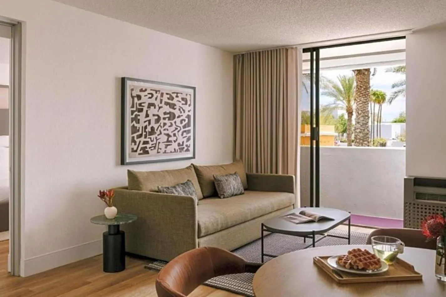 Living room in The Monarch