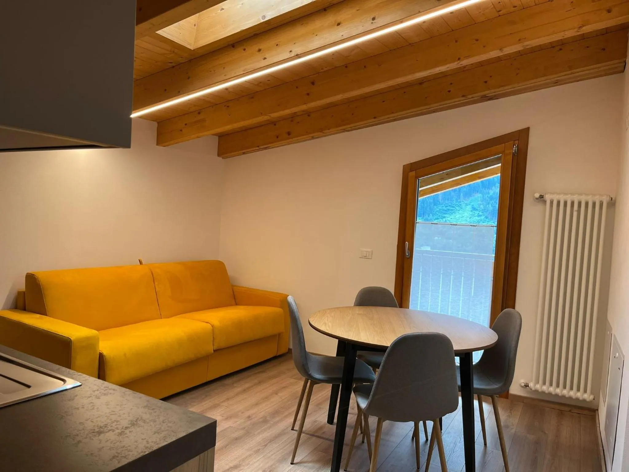 Seating area in Residence La Corte