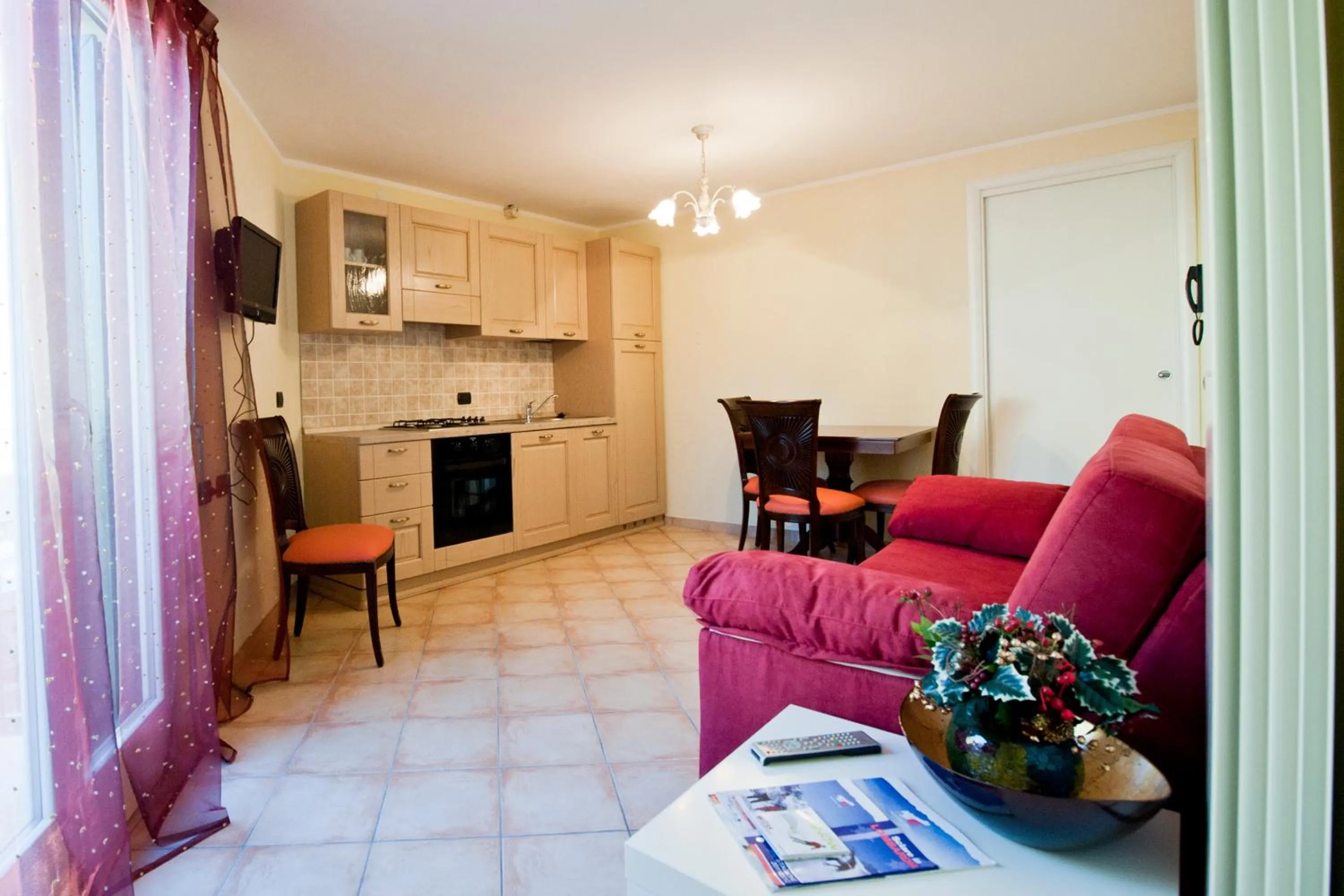 Living room in Residence La Corte