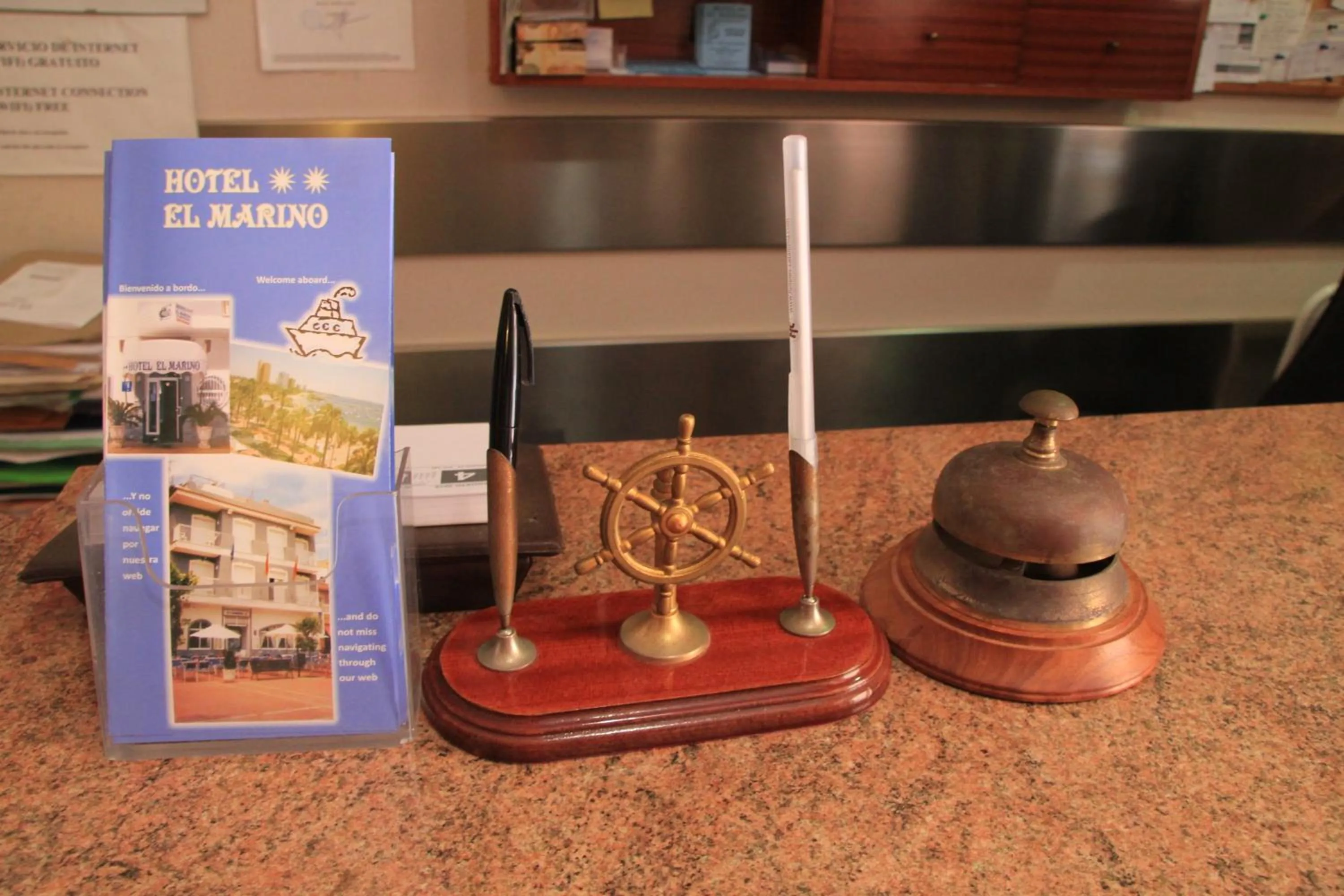 Lobby or reception in Hotel El Marino