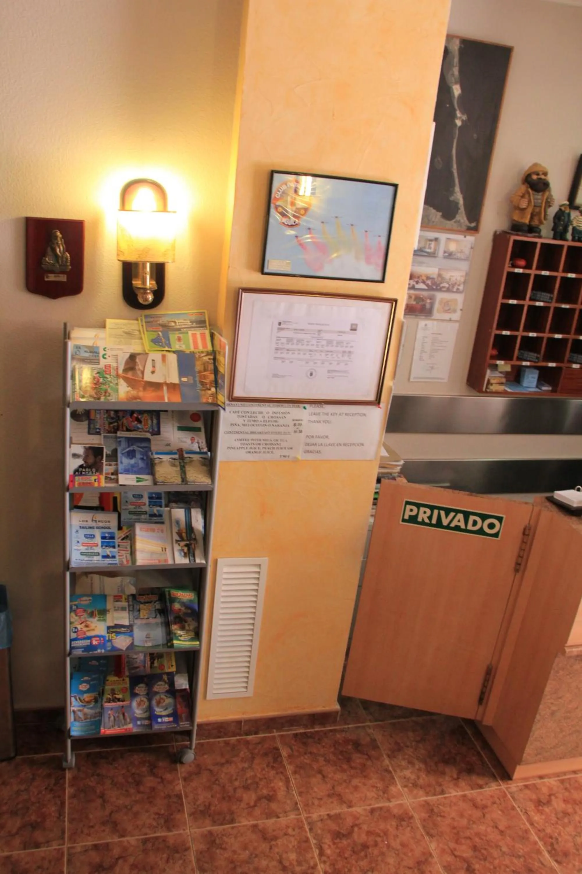 Lobby or reception in Hotel El Marino