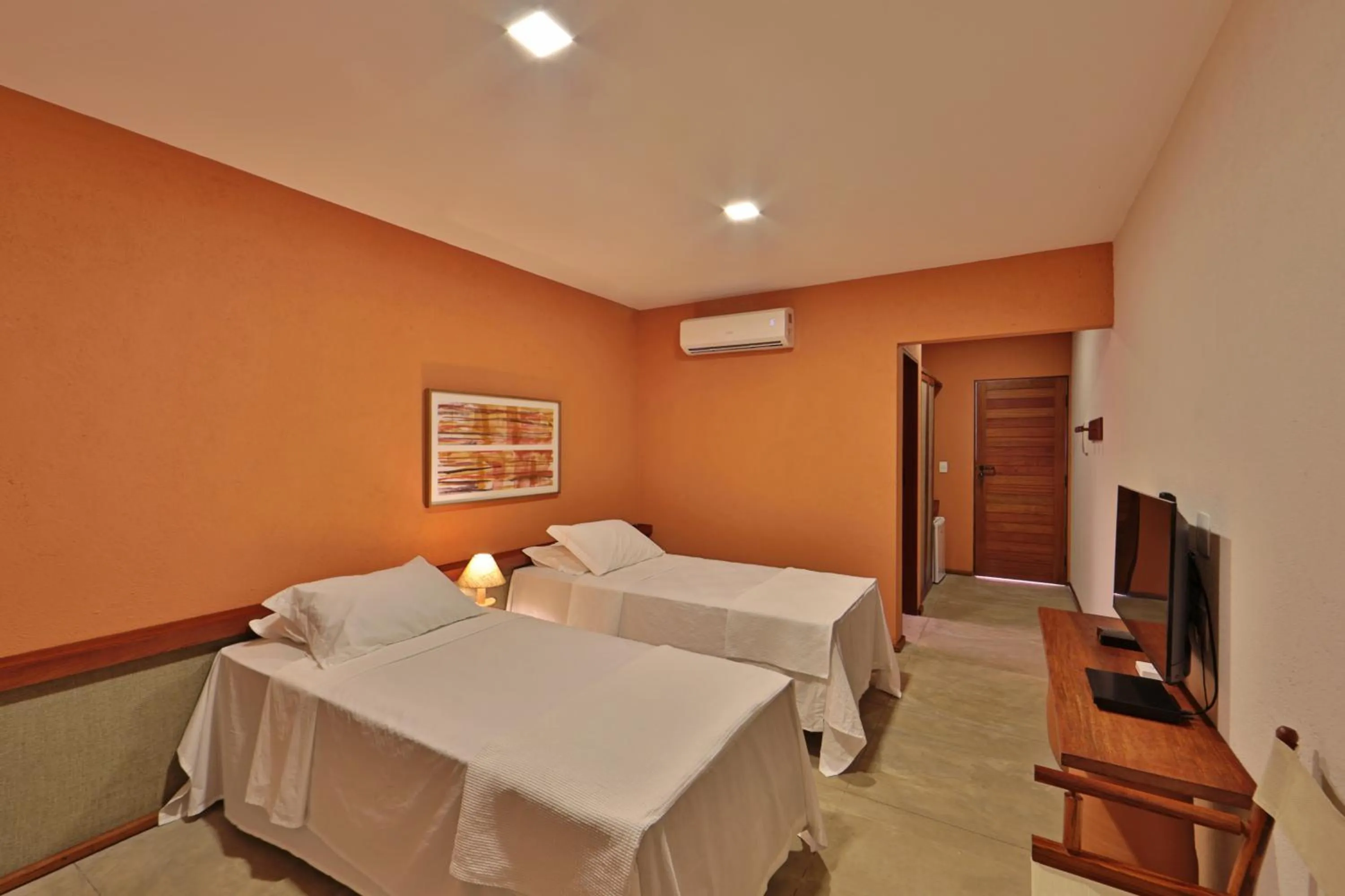 Bed in Pousada Sitio da Prainha