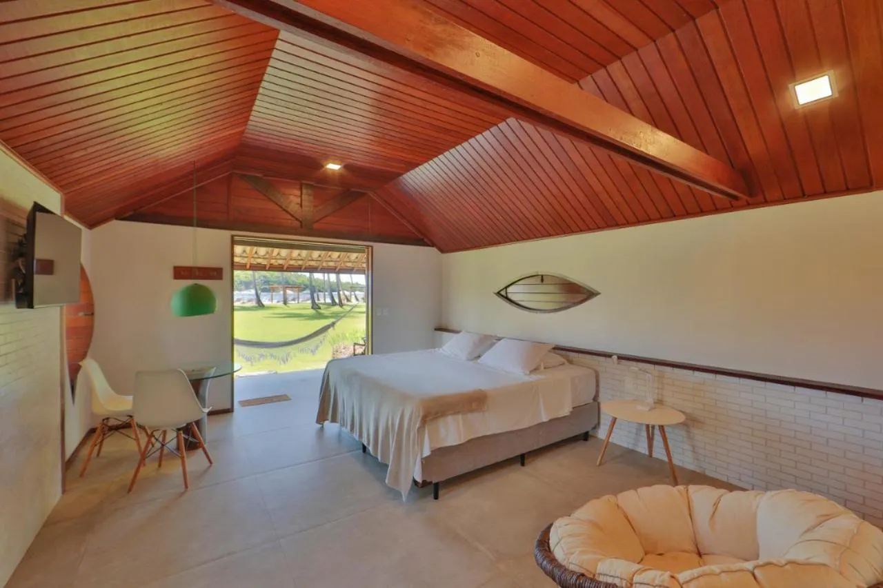 Bed in Pousada Sitio da Prainha