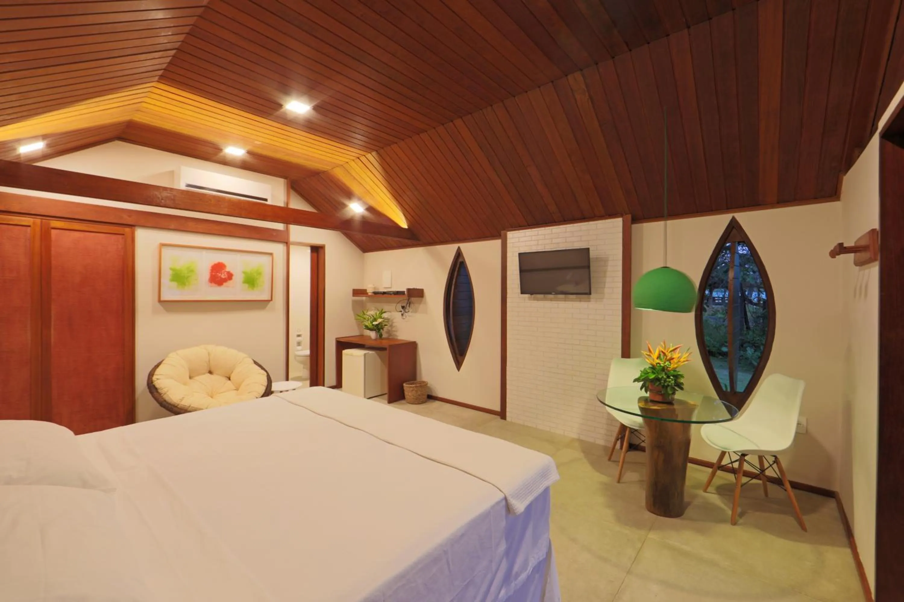 Bed in Pousada Sitio da Prainha