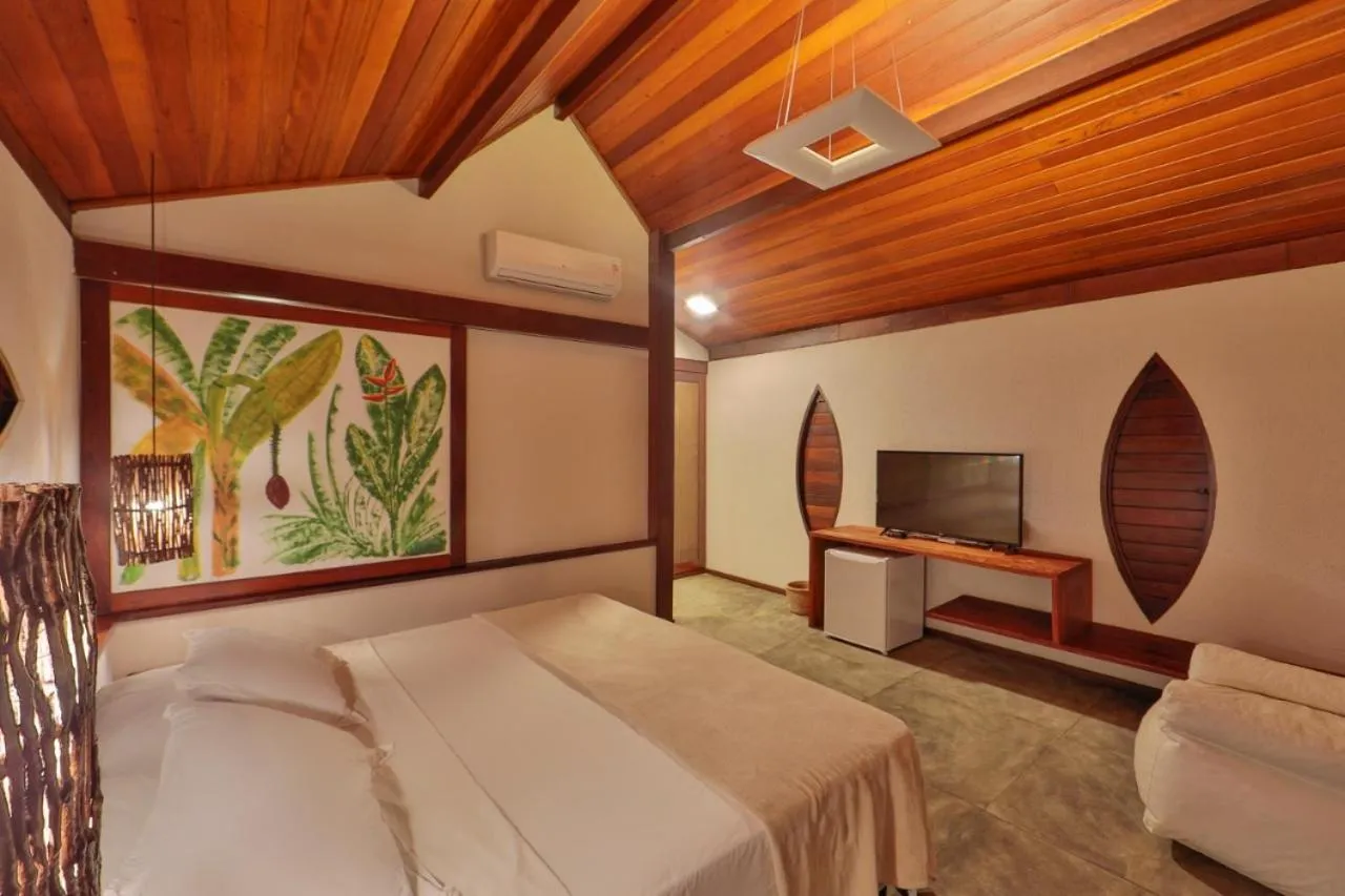 Bed in Pousada Sitio da Prainha