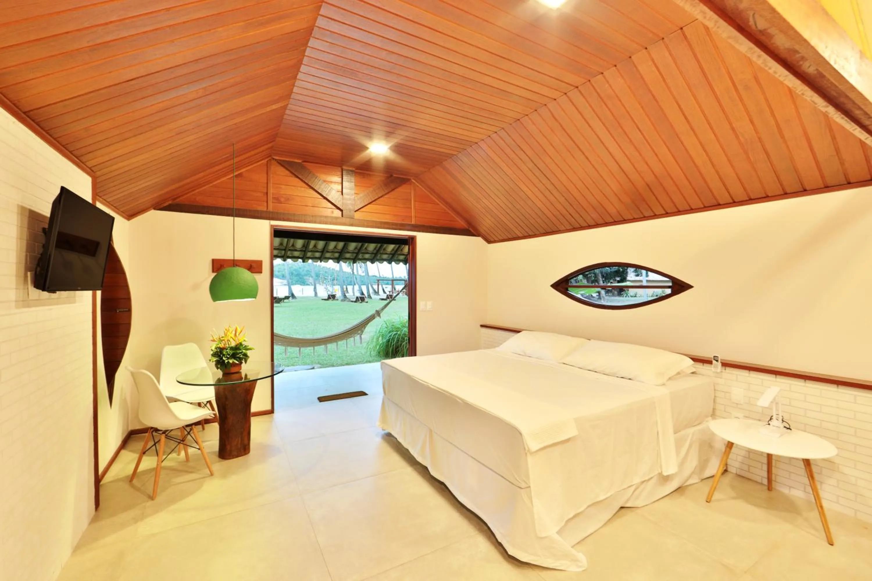 Bed in Pousada Sitio da Prainha