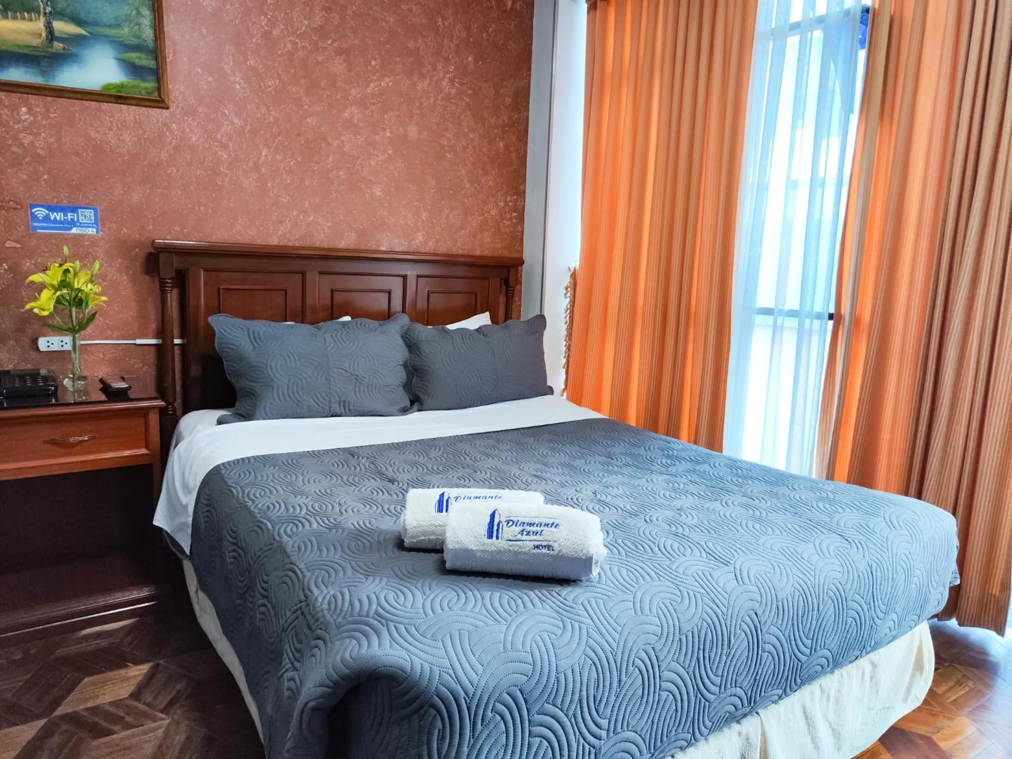 Bed in Hotel Diamante Azul