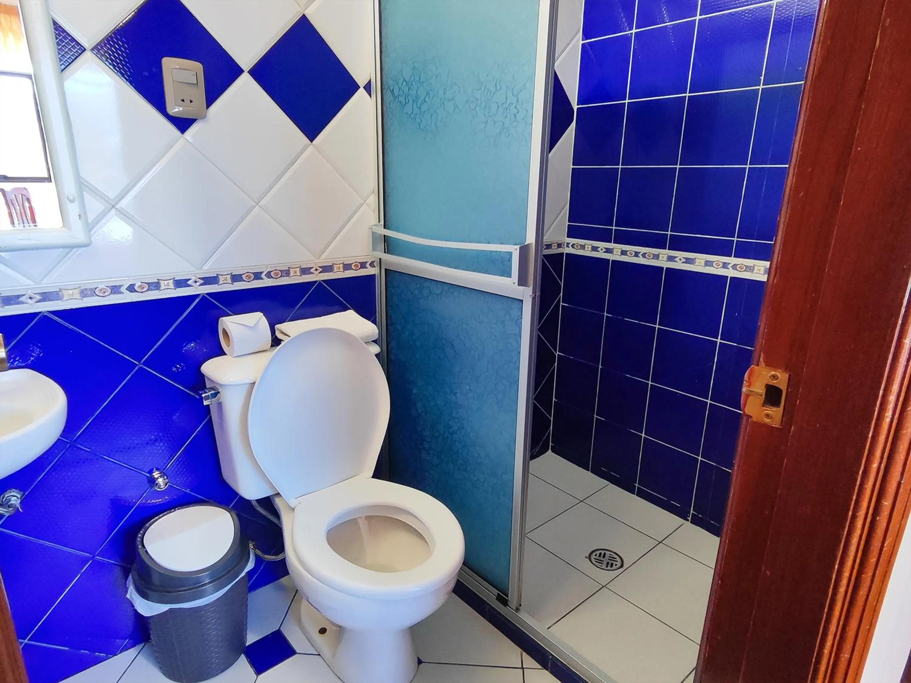 Bathroom in Hotel Diamante Azul