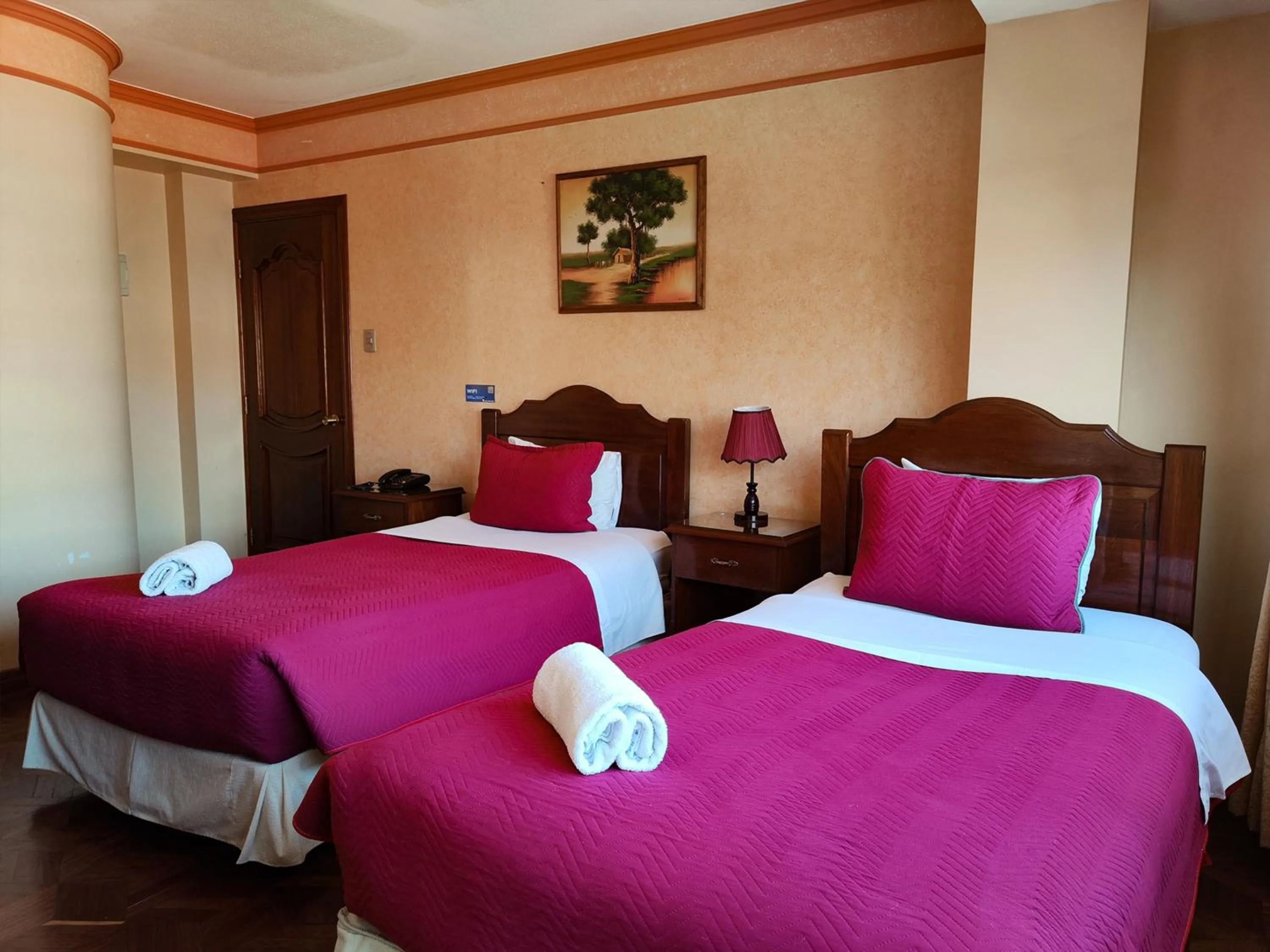 Bedroom, Bed in Hotel Diamante Azul