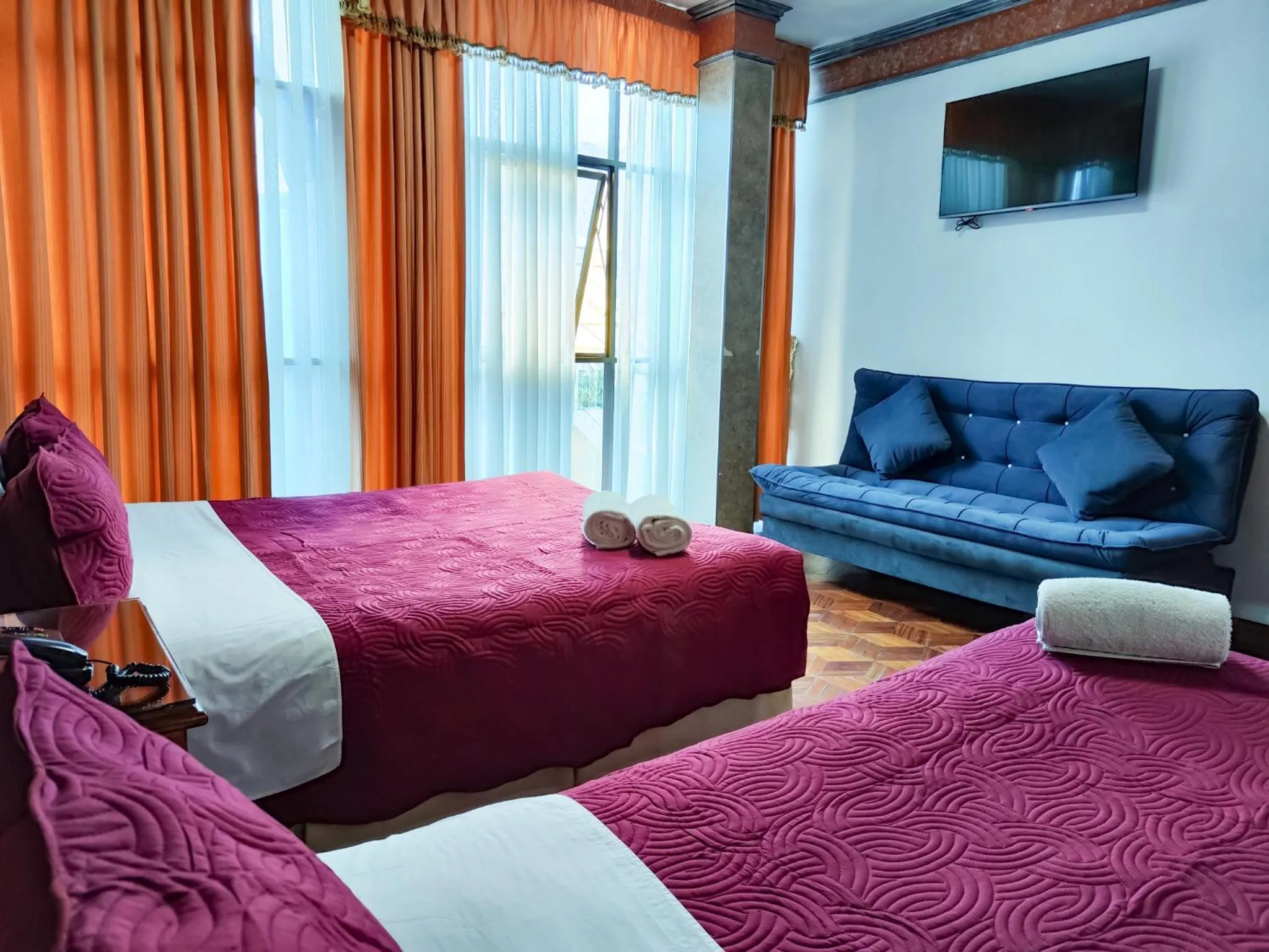 Bed in Hotel Diamante Azul