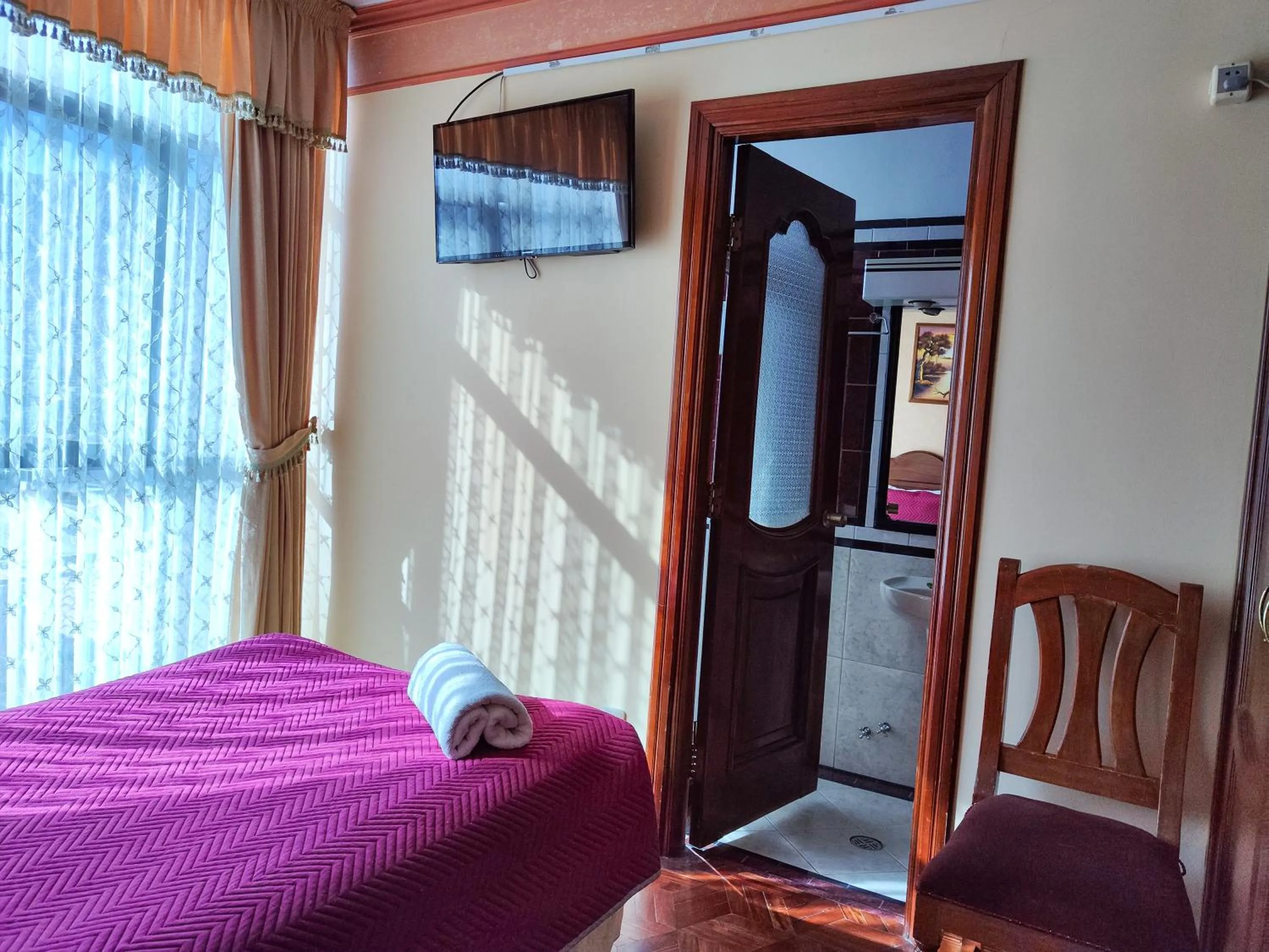 Bedroom, Bed in Hotel Diamante Azul