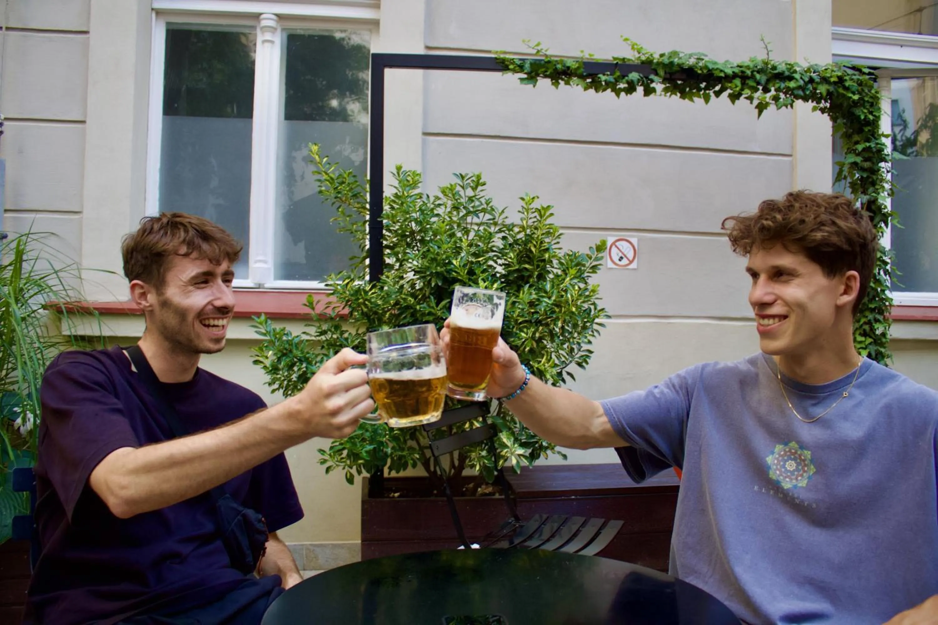 Garden in Prague Dream Hostel