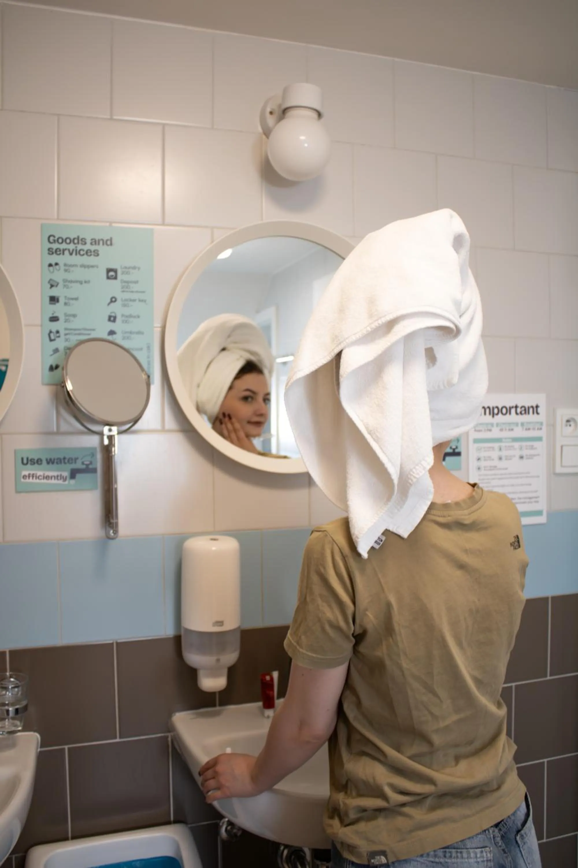 Shower in Prague Dream Hostel