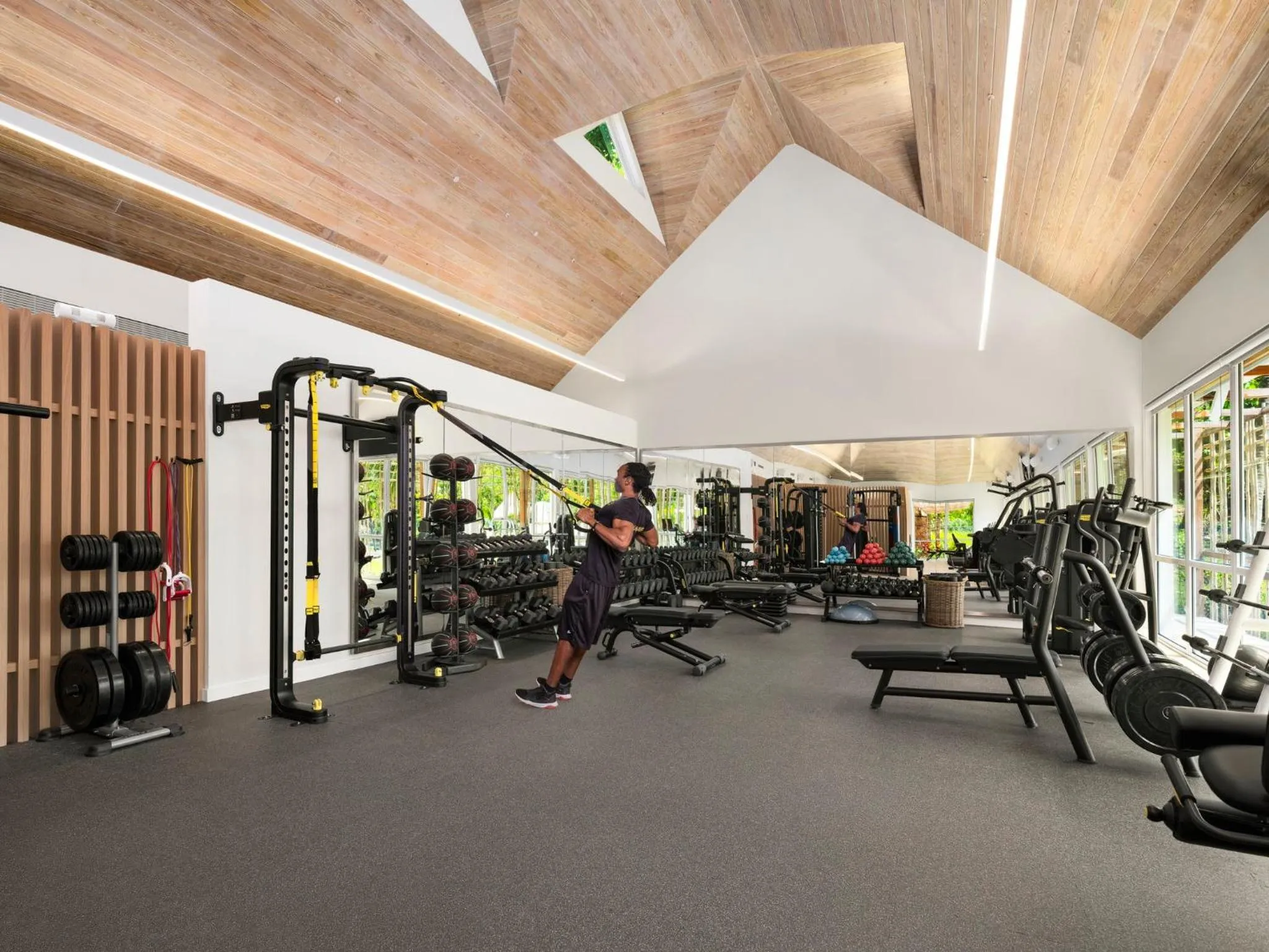 Fitness centre/facilities in Sugar Beach, A Viceroy Resort