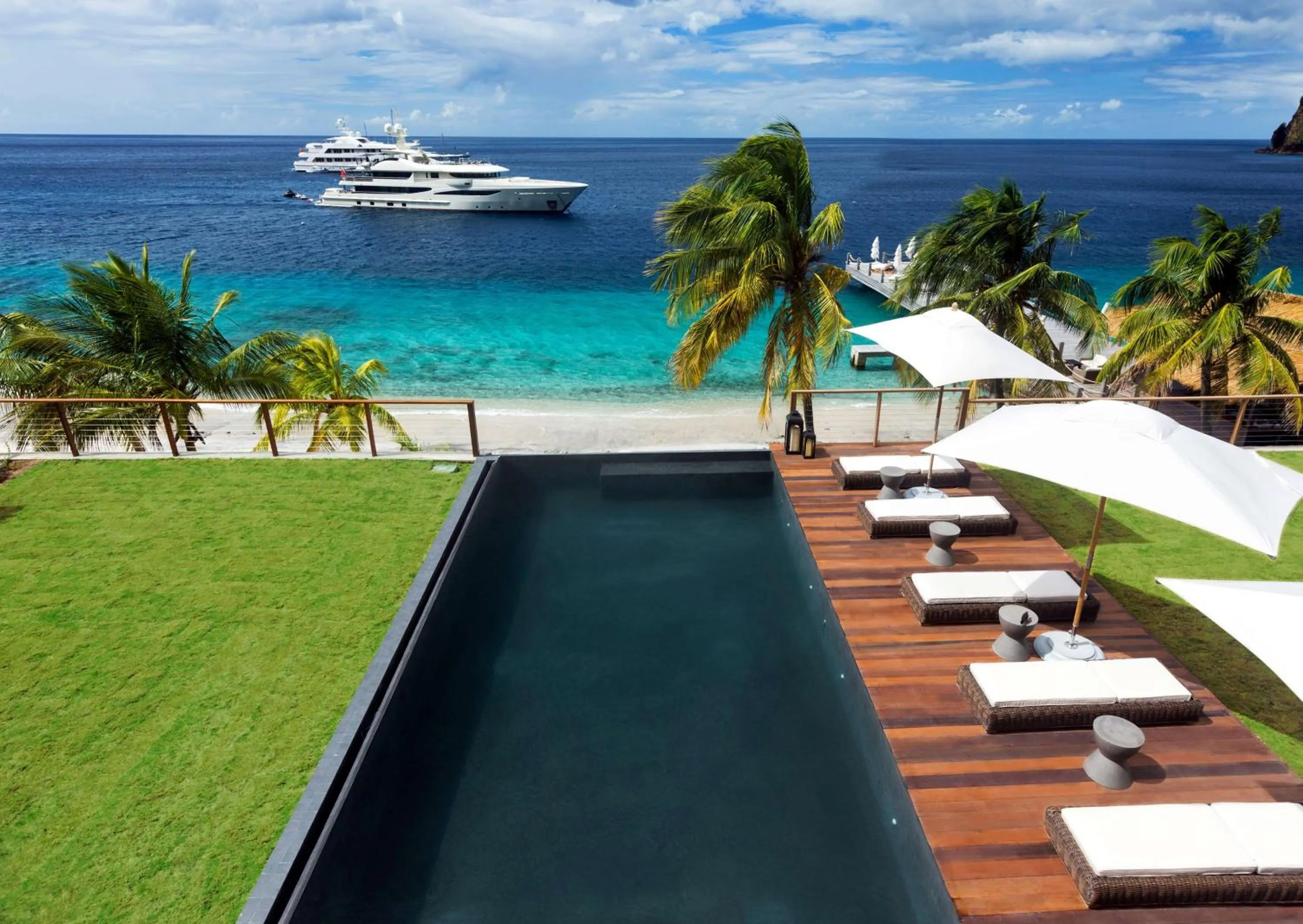 Patio in Sugar Beach, A Viceroy Resort