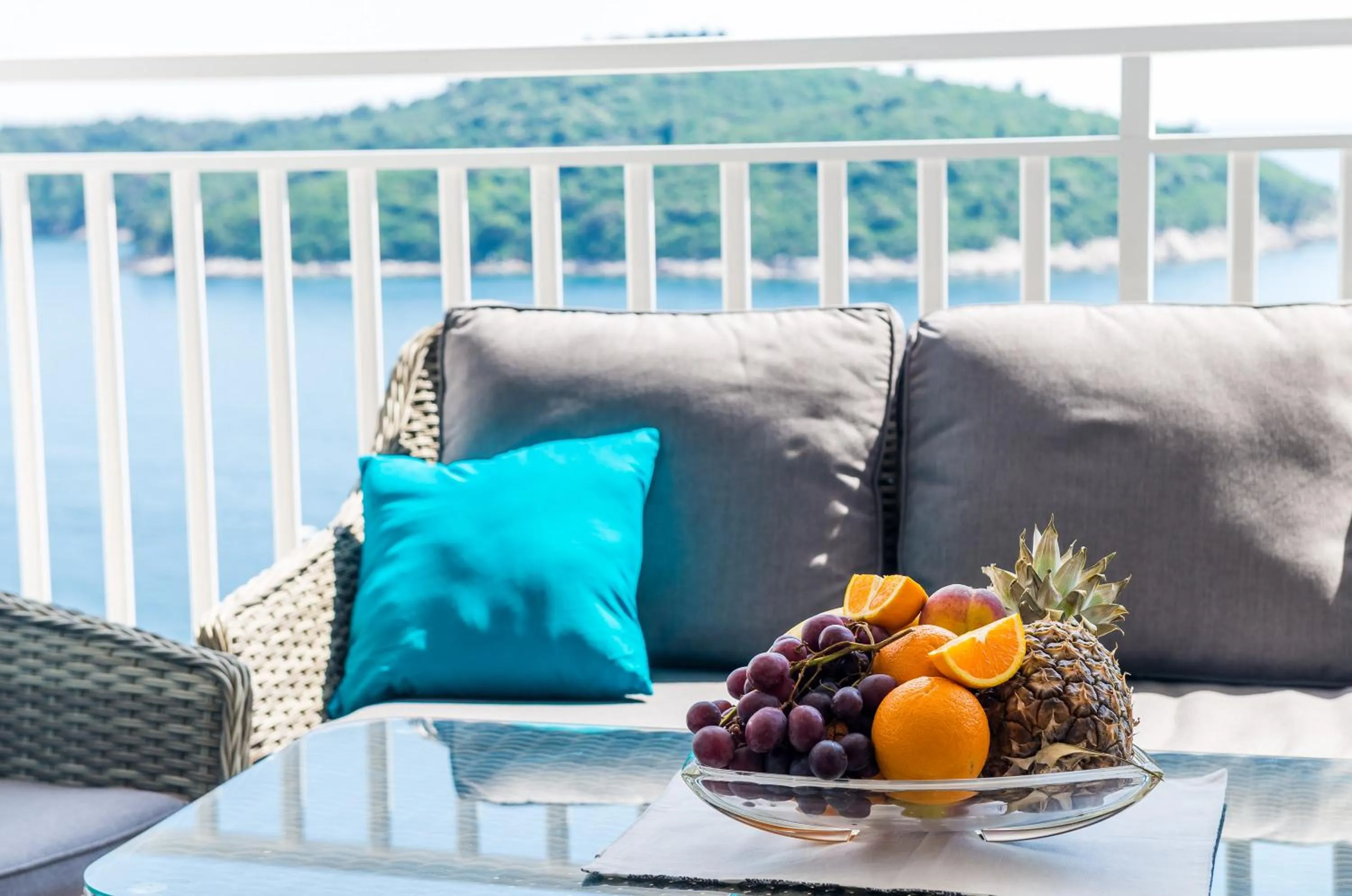 Balcony/Terrace in Apartments Lazarin
