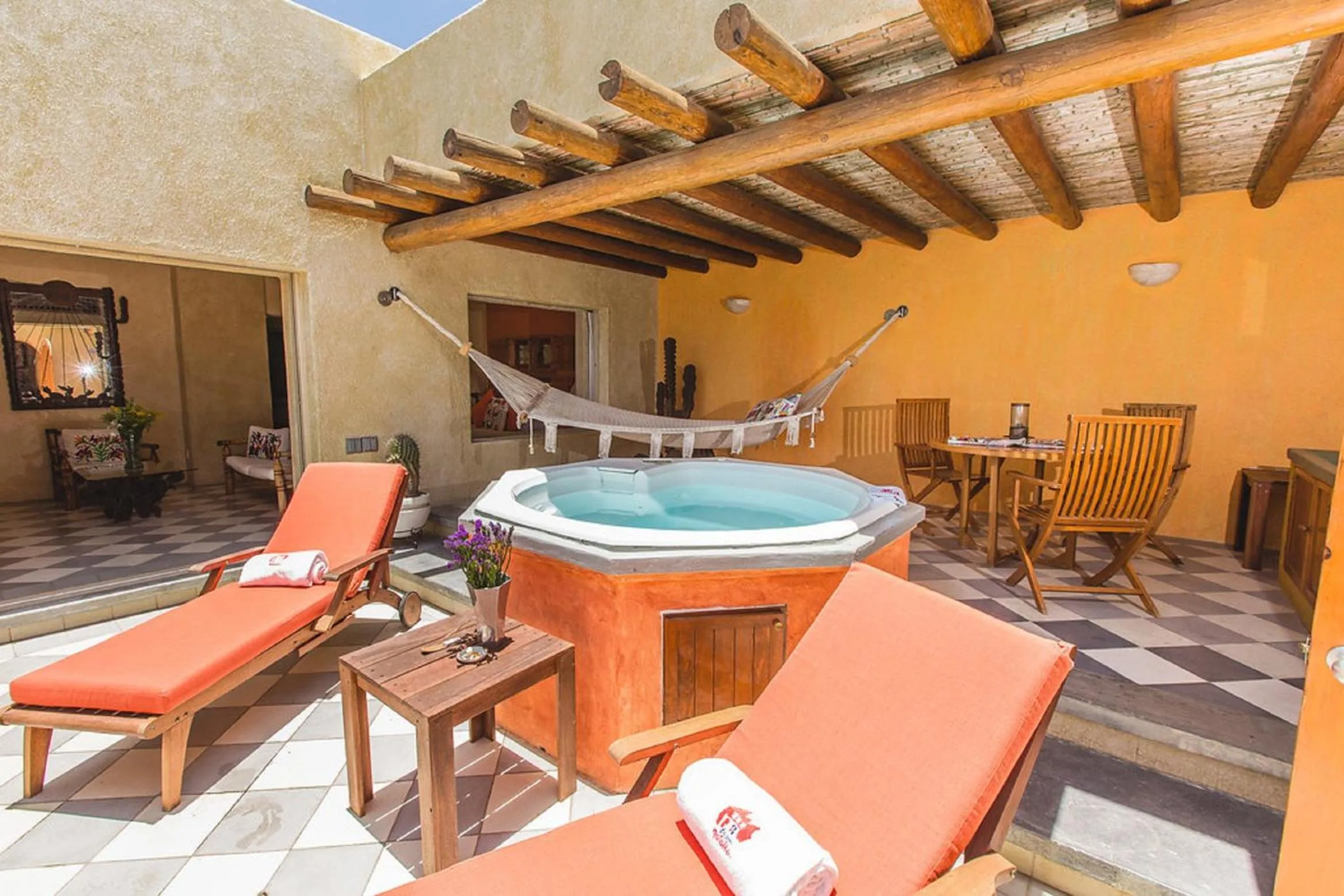 Patio in Casa Natalia Boutique Hotel Adults Only