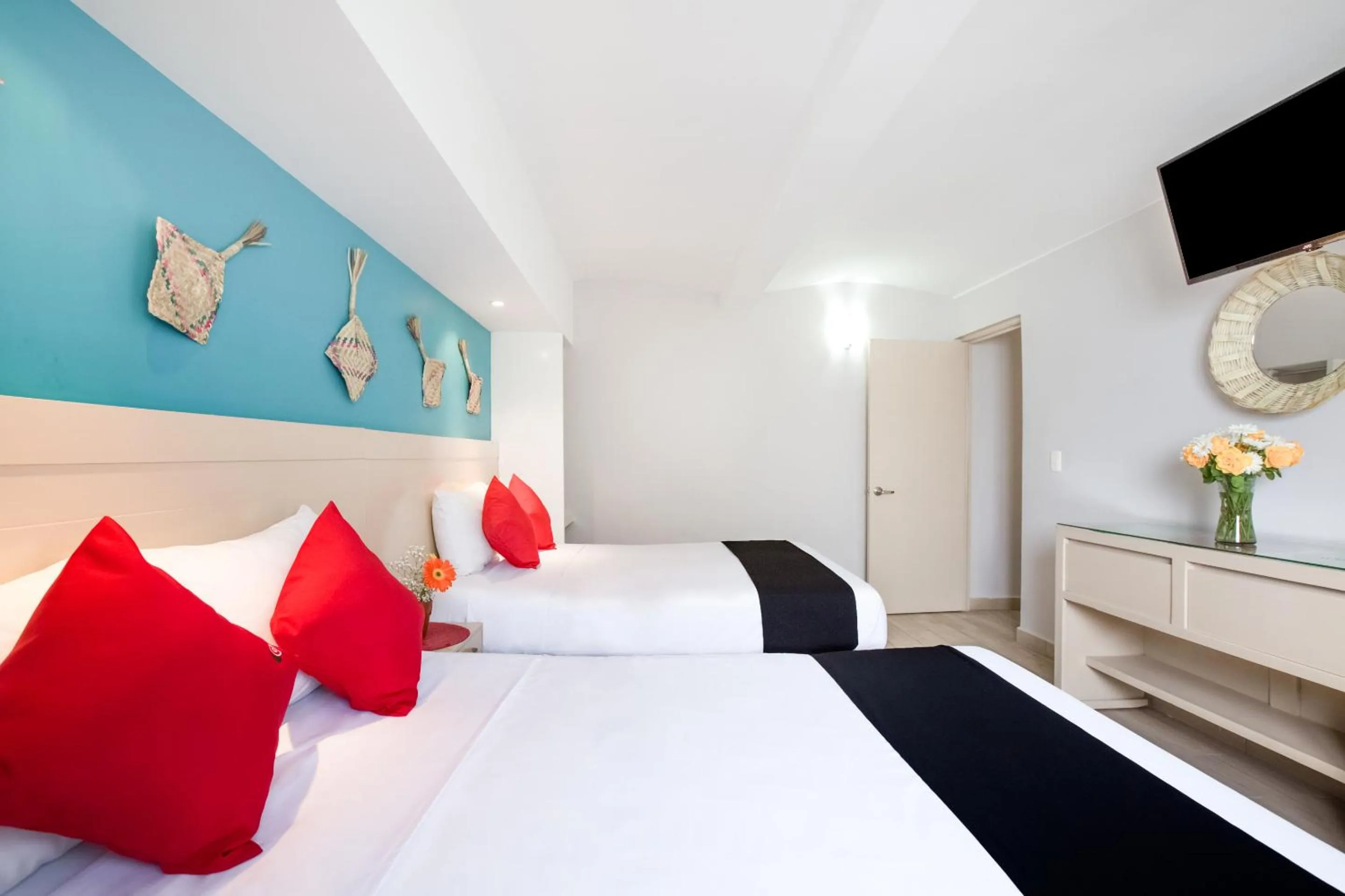 Bedroom in Capital O El Andariego, Oaxaca