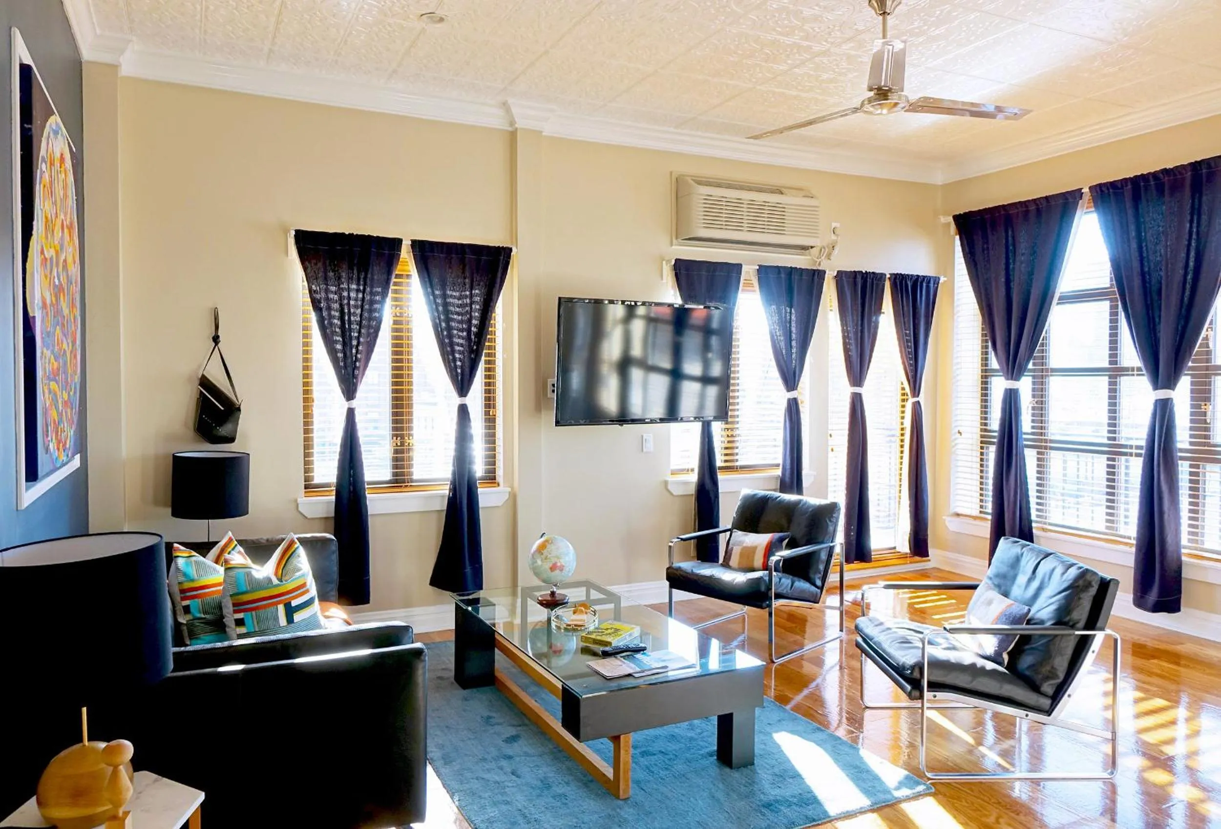 Seating area in The Box House Hotel