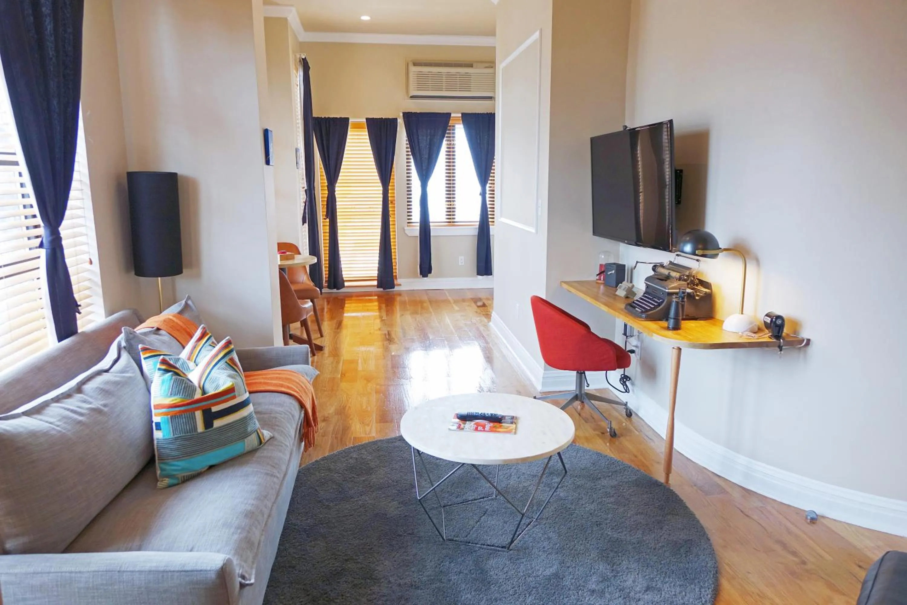 Seating area in The Box House Hotel