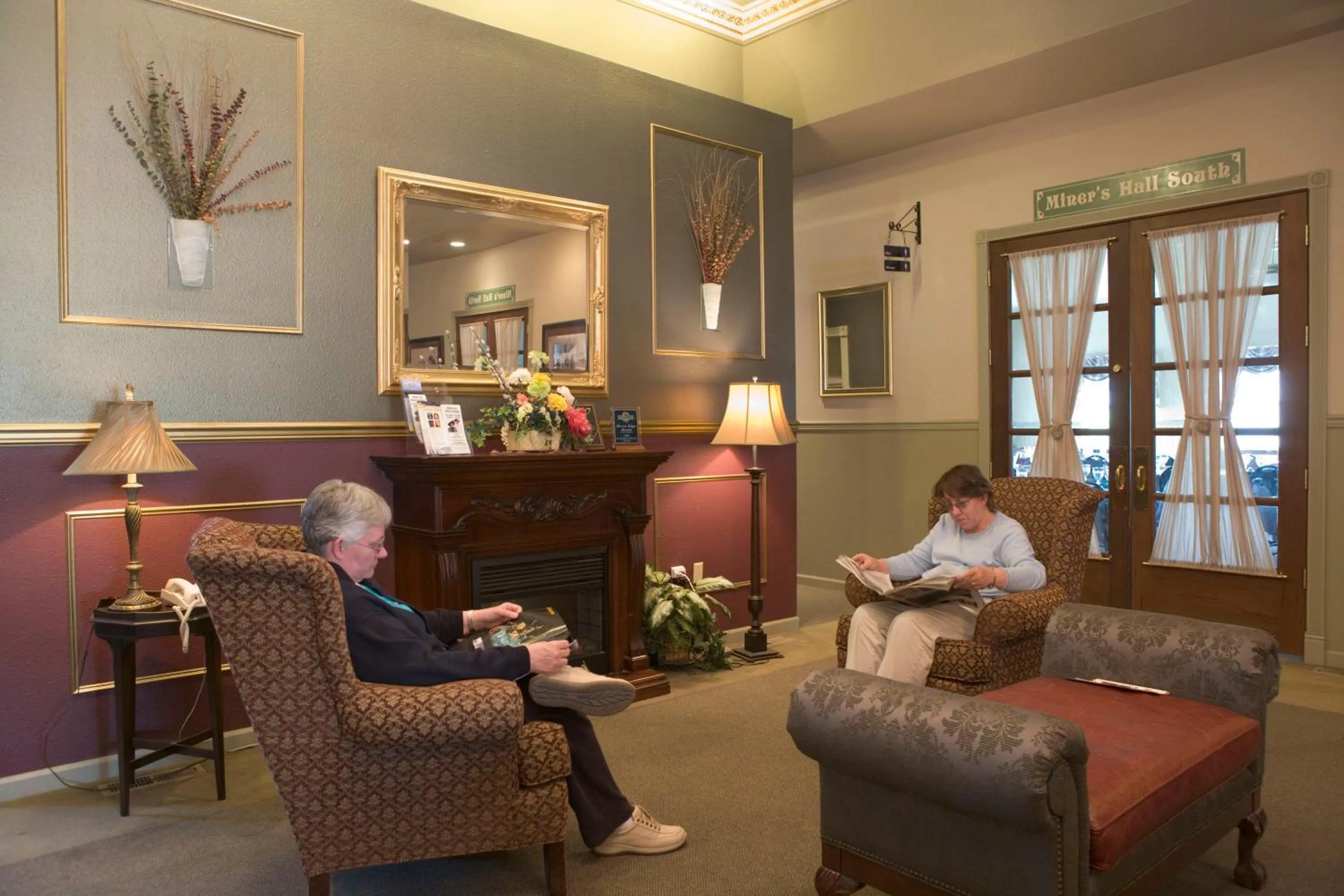 Lobby or reception in River's Edge Resort