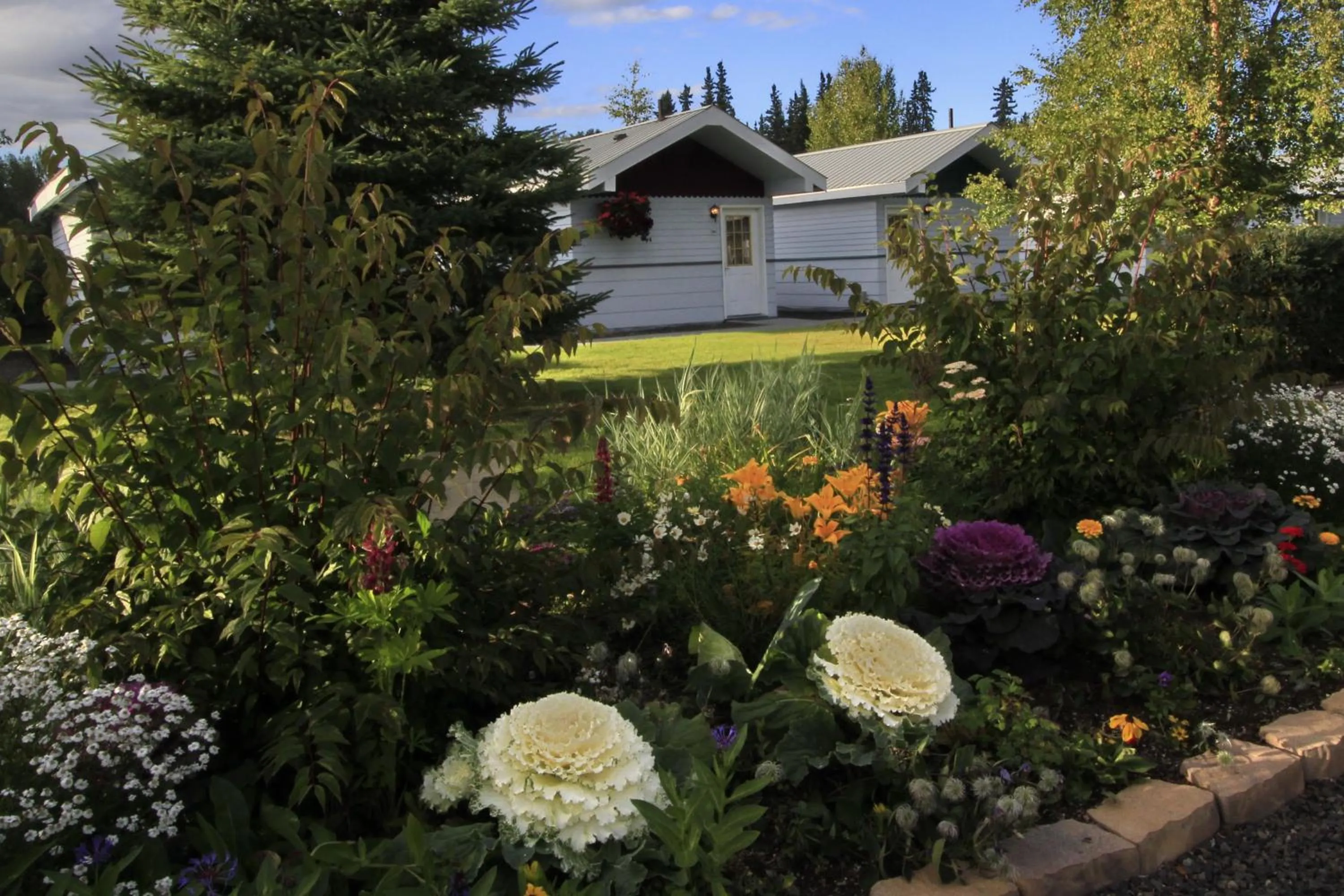 Garden in River's Edge Resort