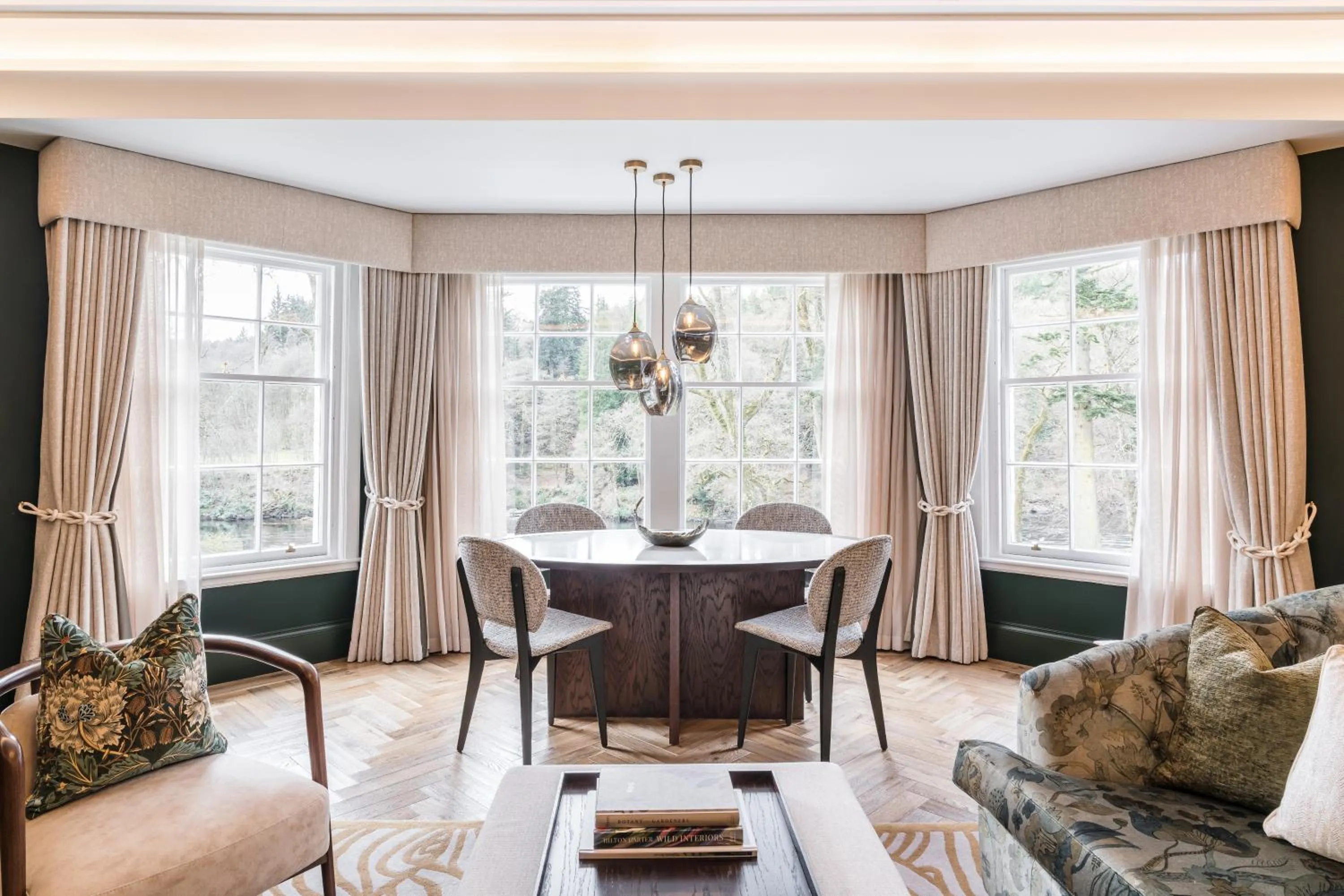 Living room in Dunkeld House Hotel