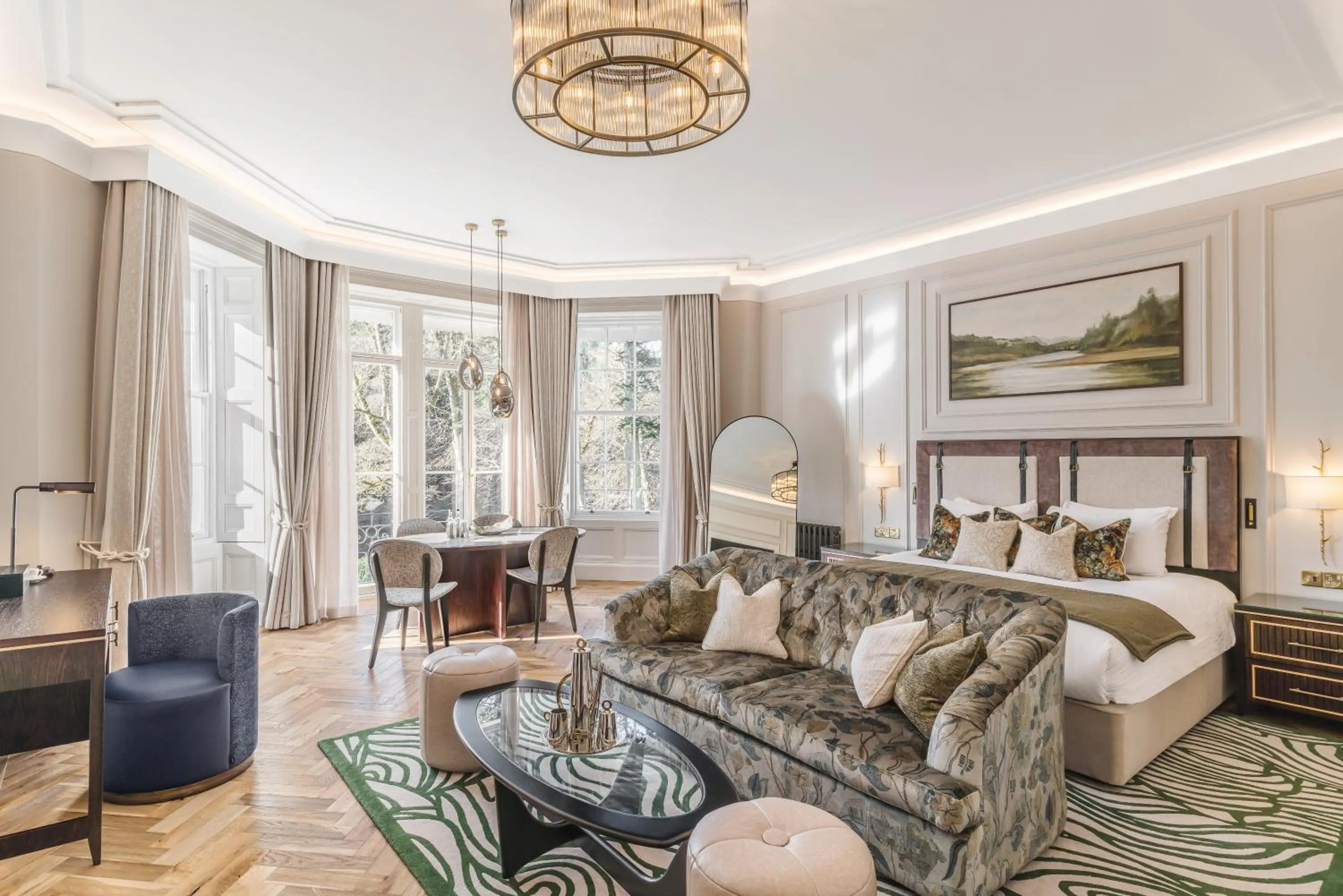 Living room in Dunkeld House Hotel