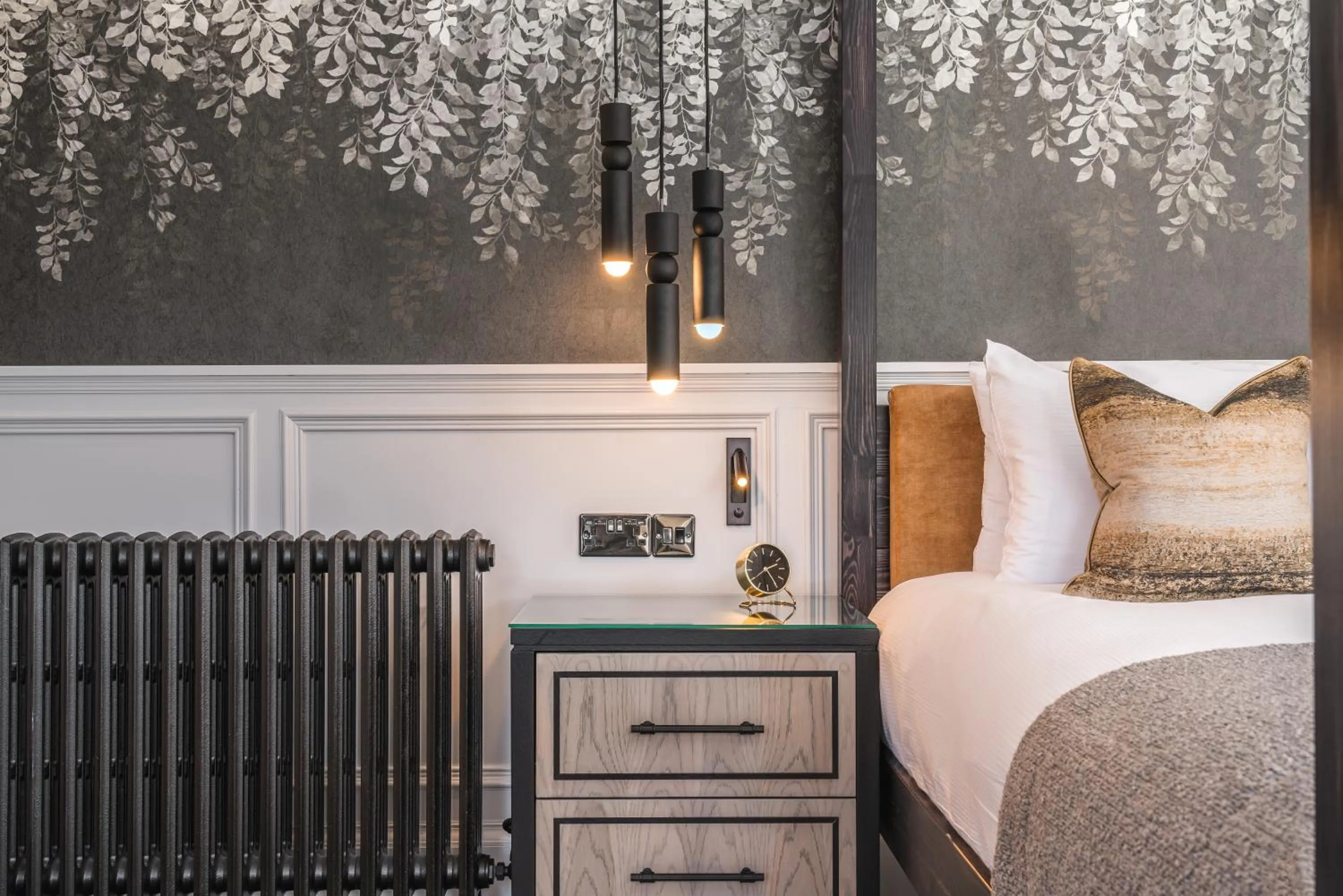 Bed in Dunkeld House Hotel