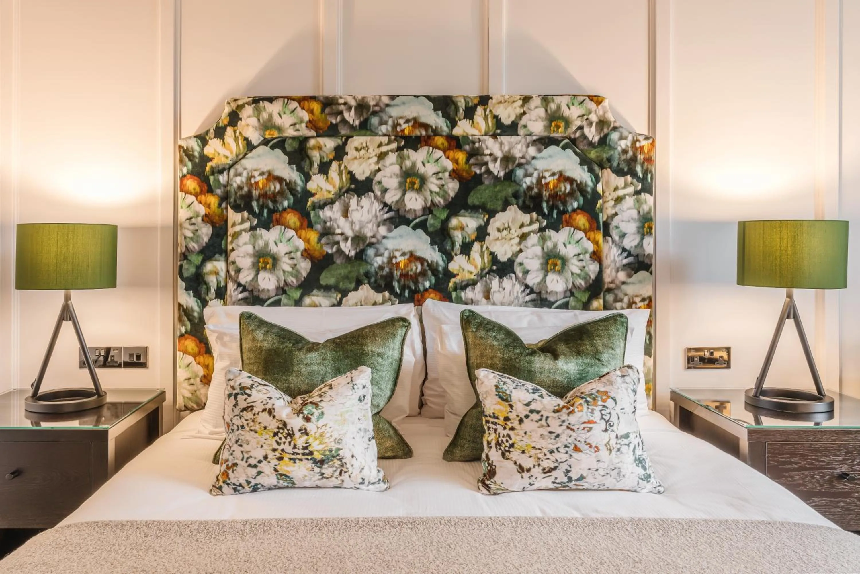 Bed in Dunkeld House Hotel